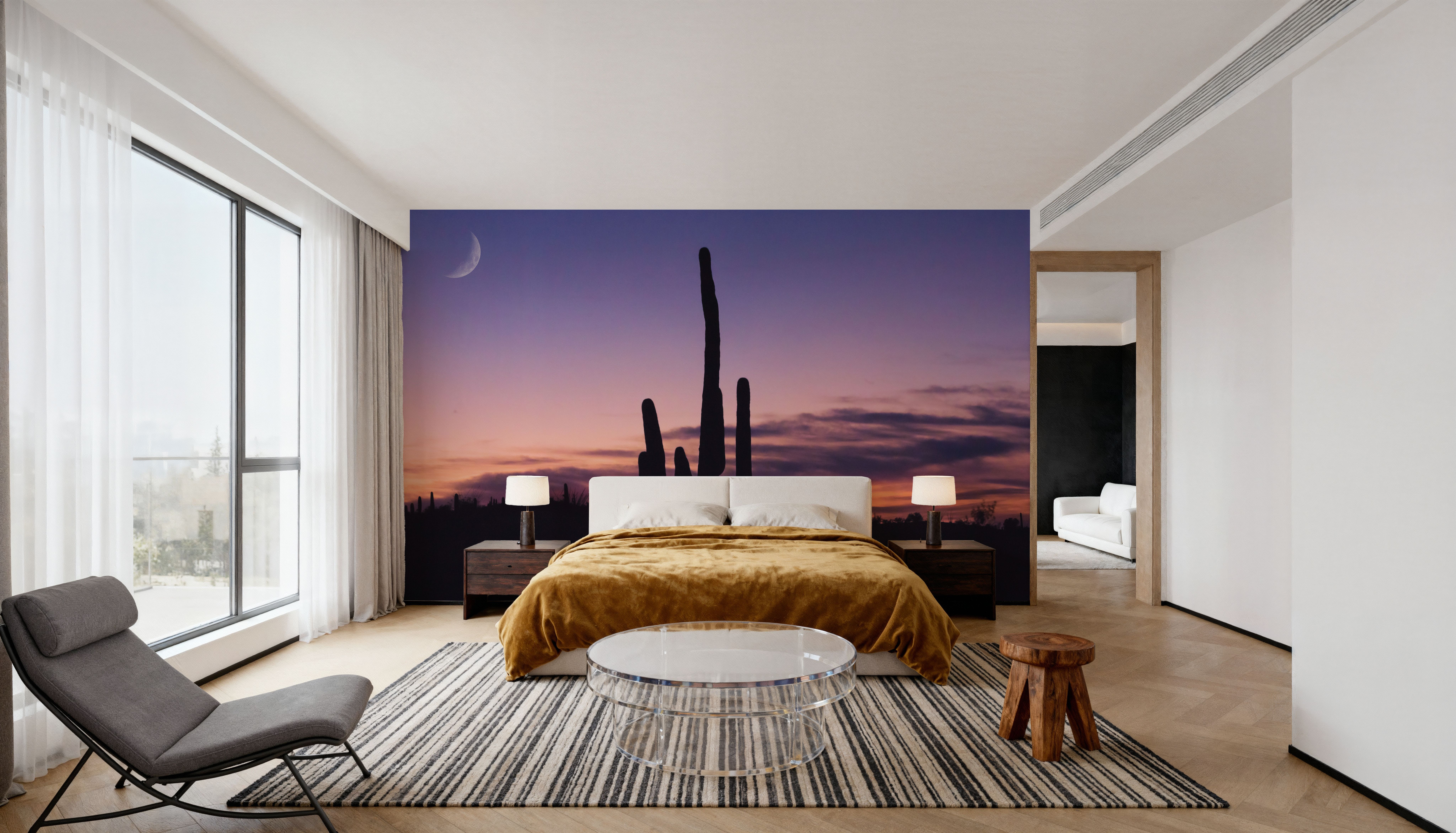 Getting Cold, Behang