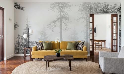 Trees in the mist