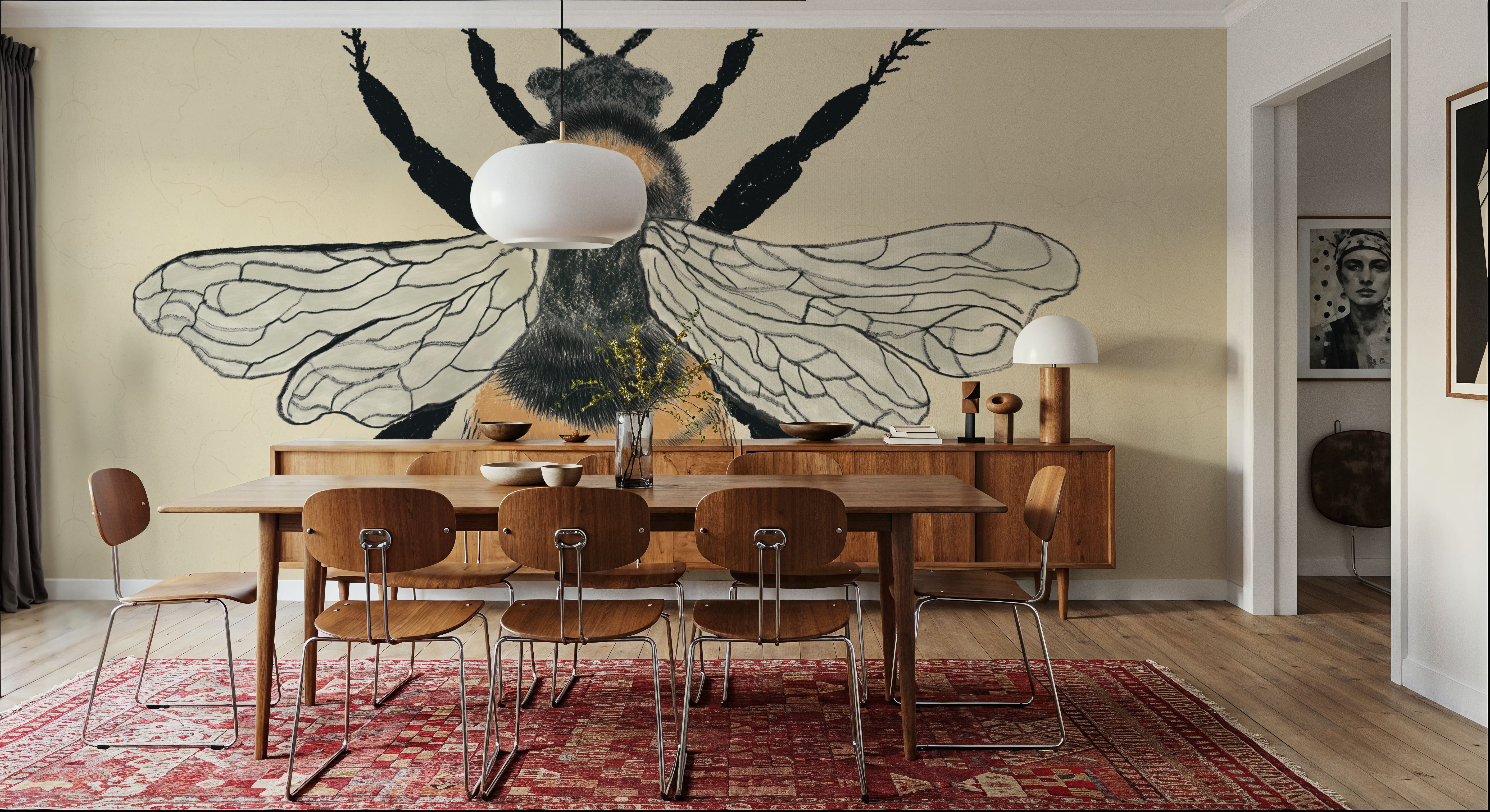 Bee Kind, Papel pintado