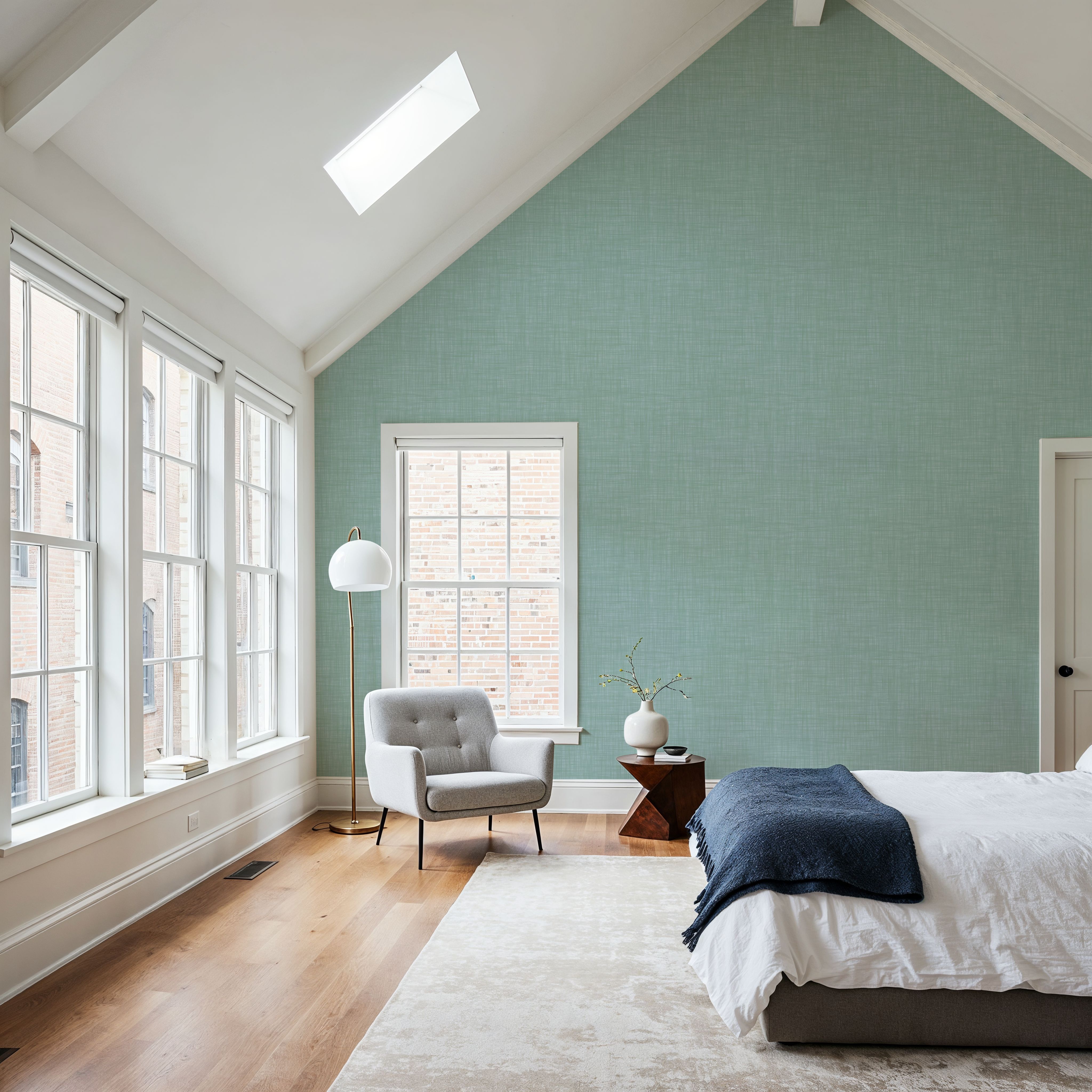 Mottled Linen Effect, Robin's Egg