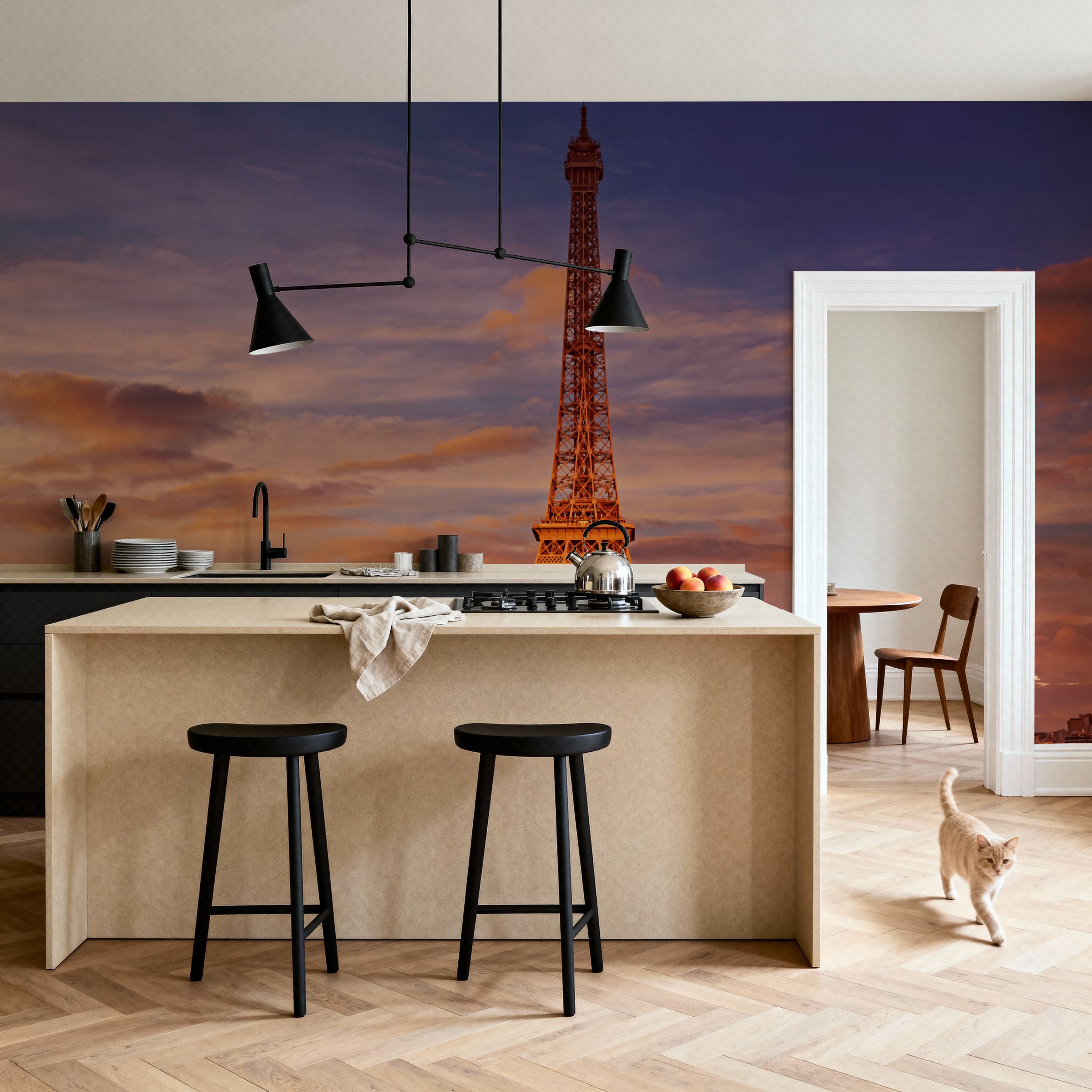 Eiffel Tower at Sunset