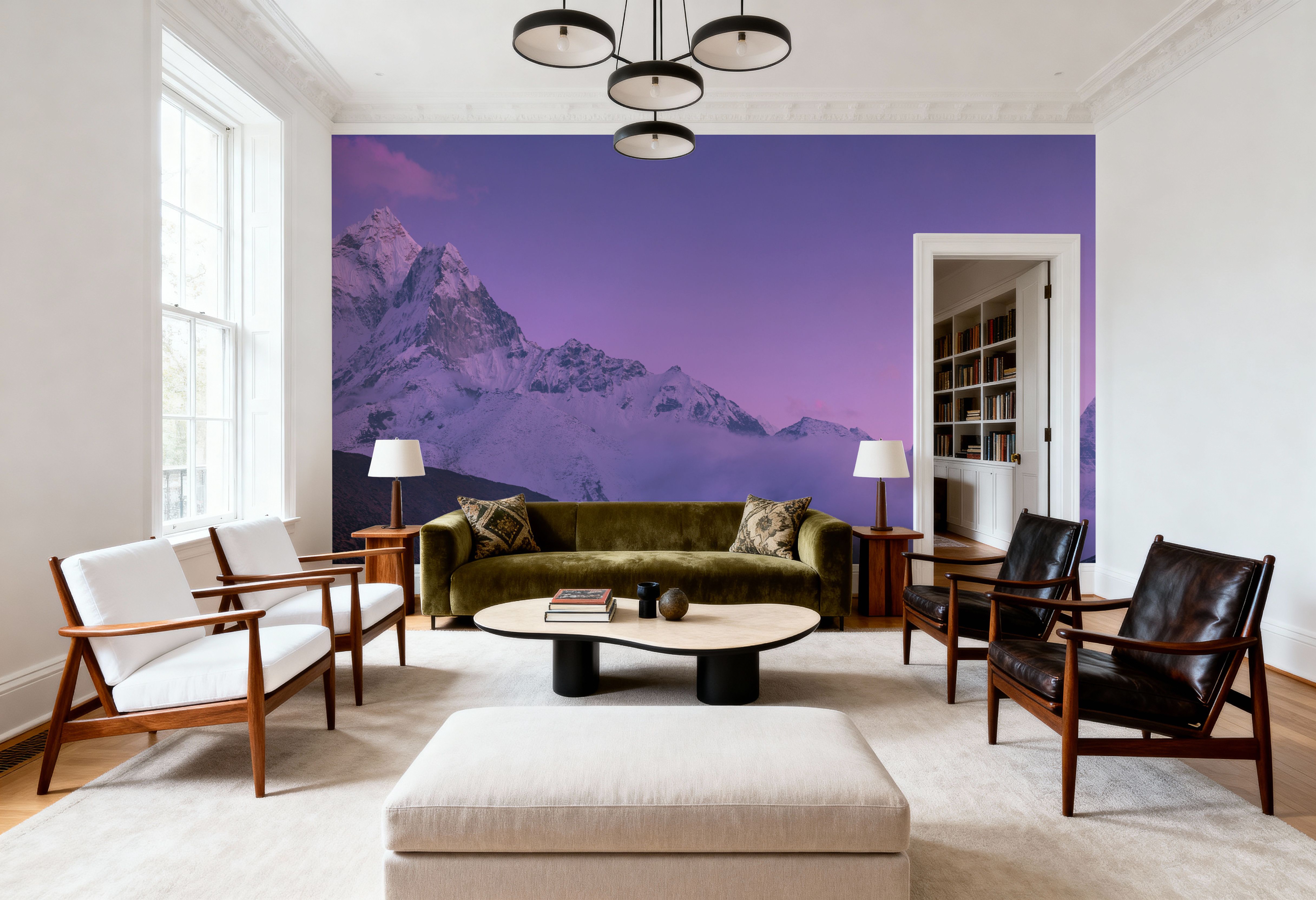 Himalayas at Sunset, Wallpaper