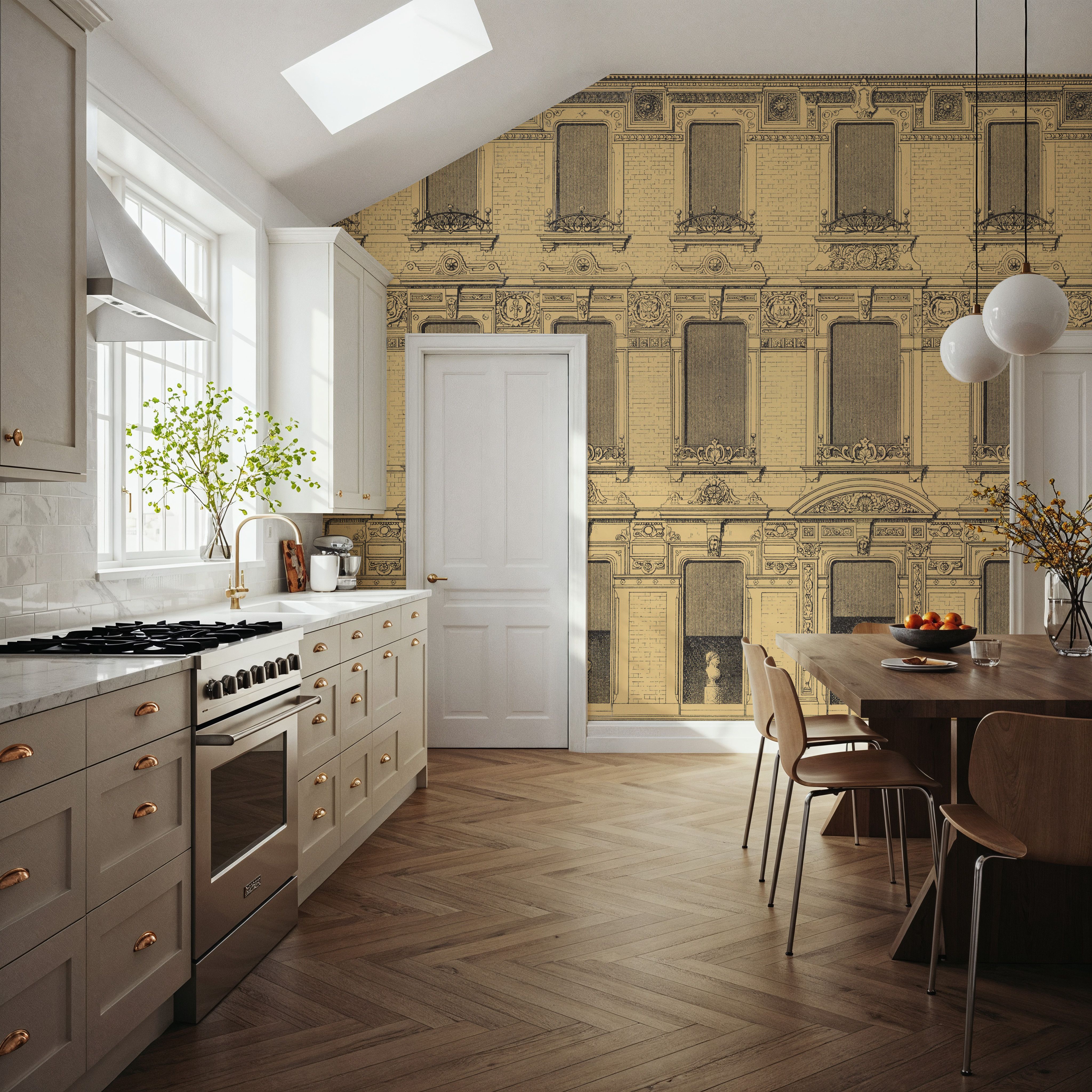 Vintage Facade, Yellow