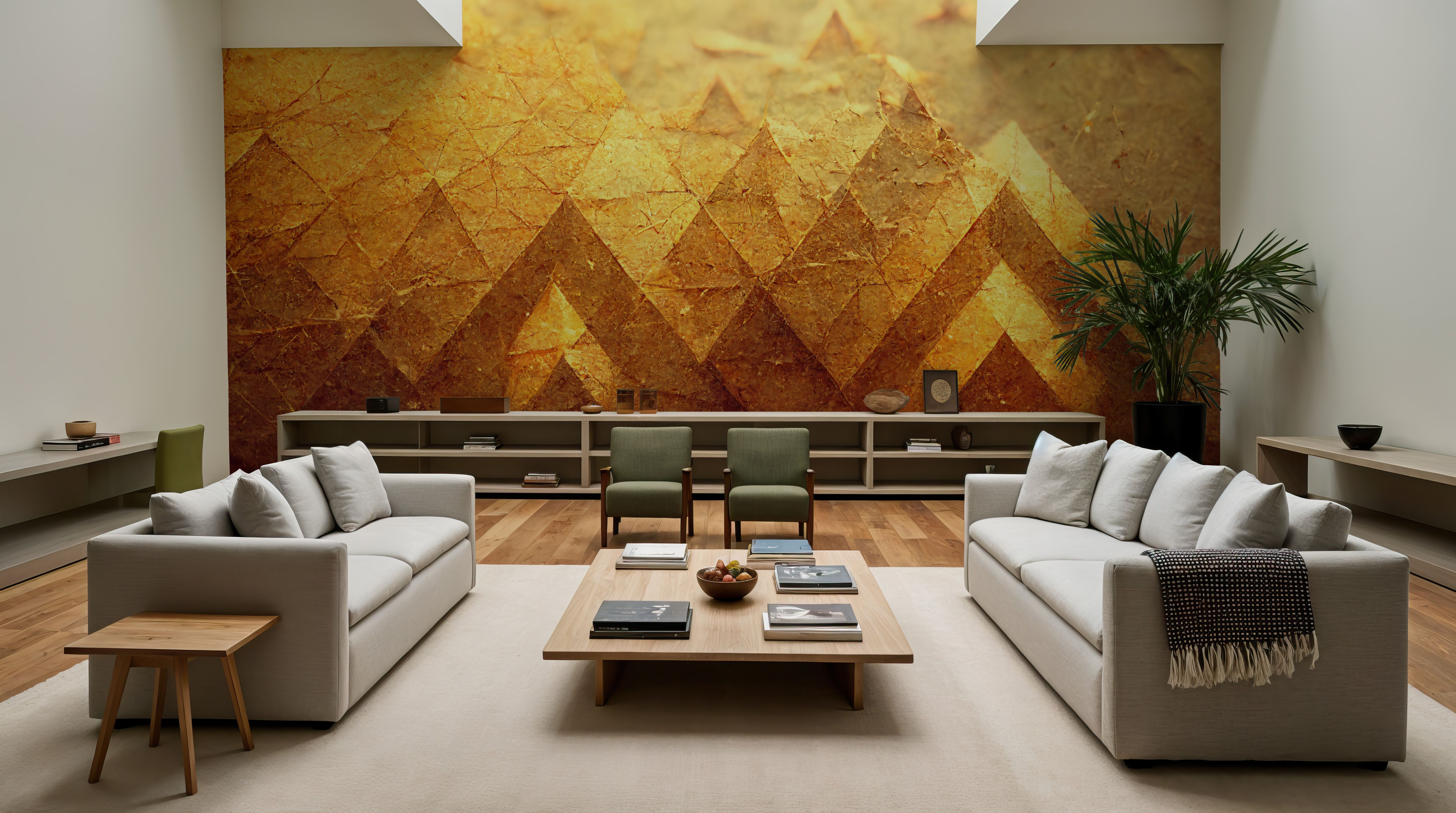 Gilded Pyramids, Wallpaper