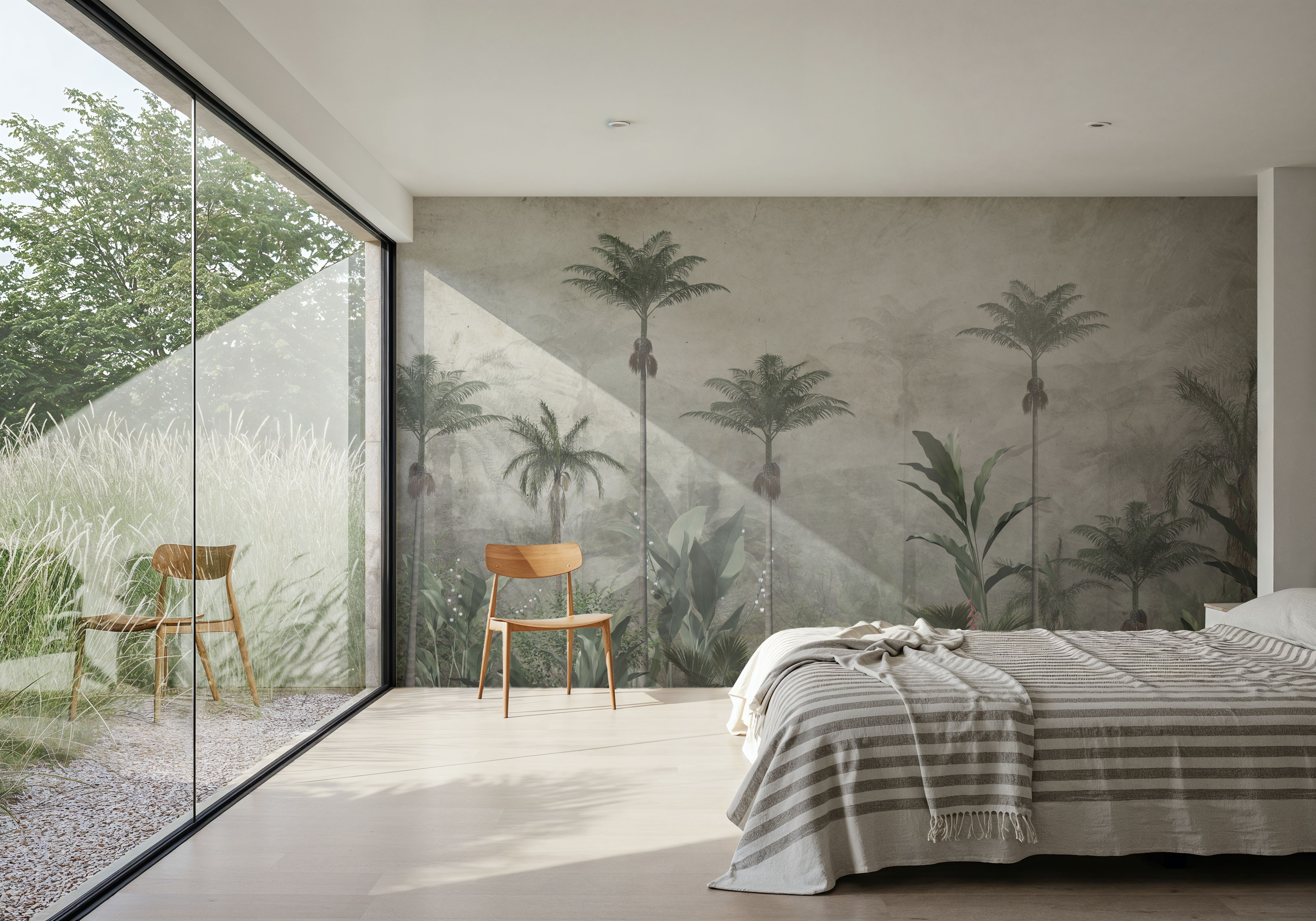 Tropical Reserve, Behang