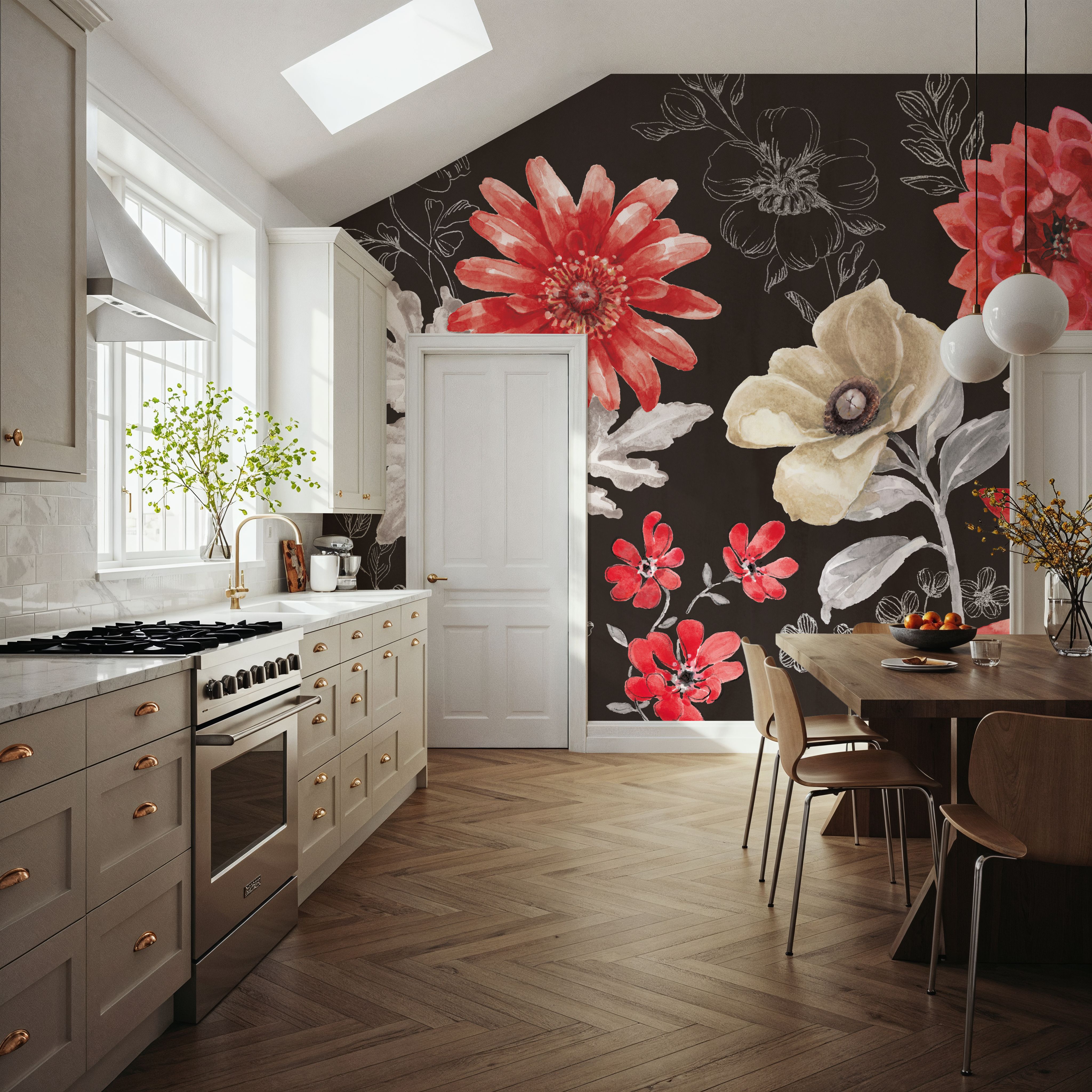 Flora Toile I Dark