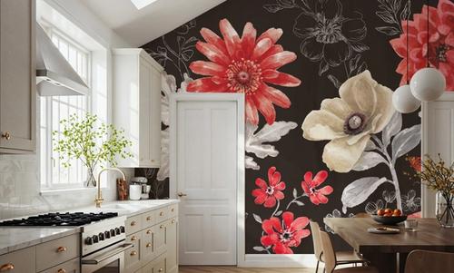 Flora Toile I Dark