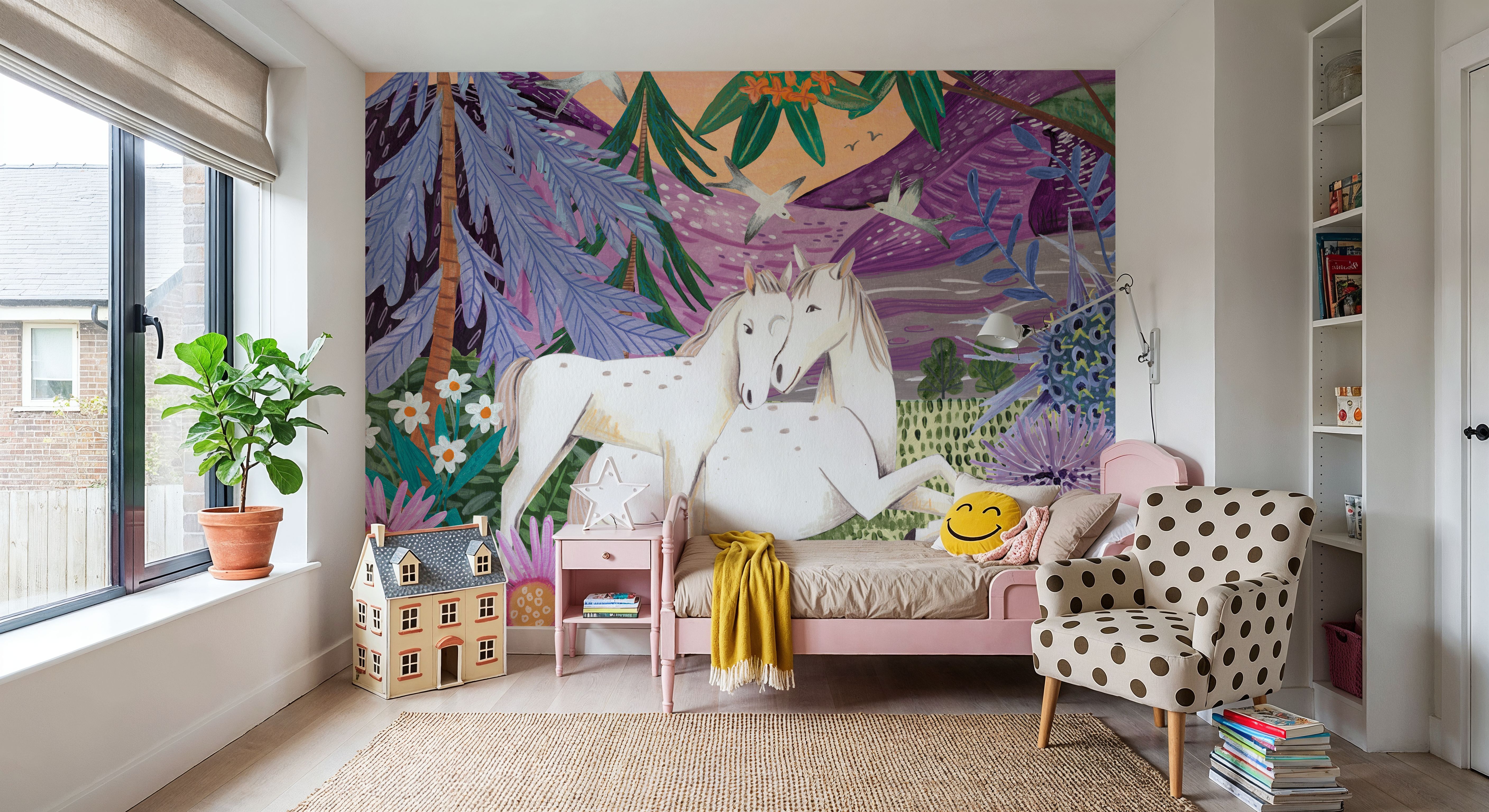 Horses in the Mountains