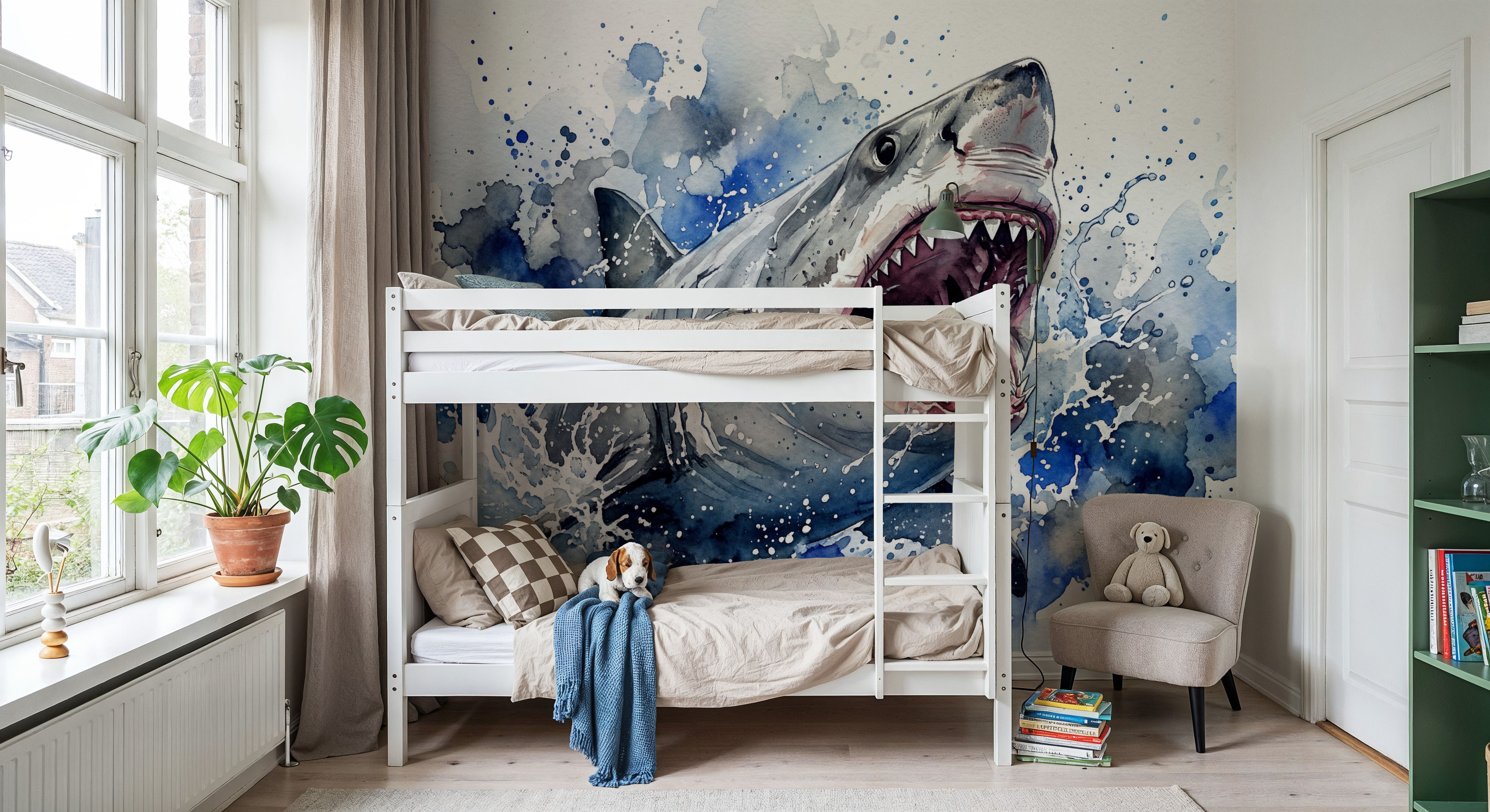 White Shark - Watercolor Predators Series