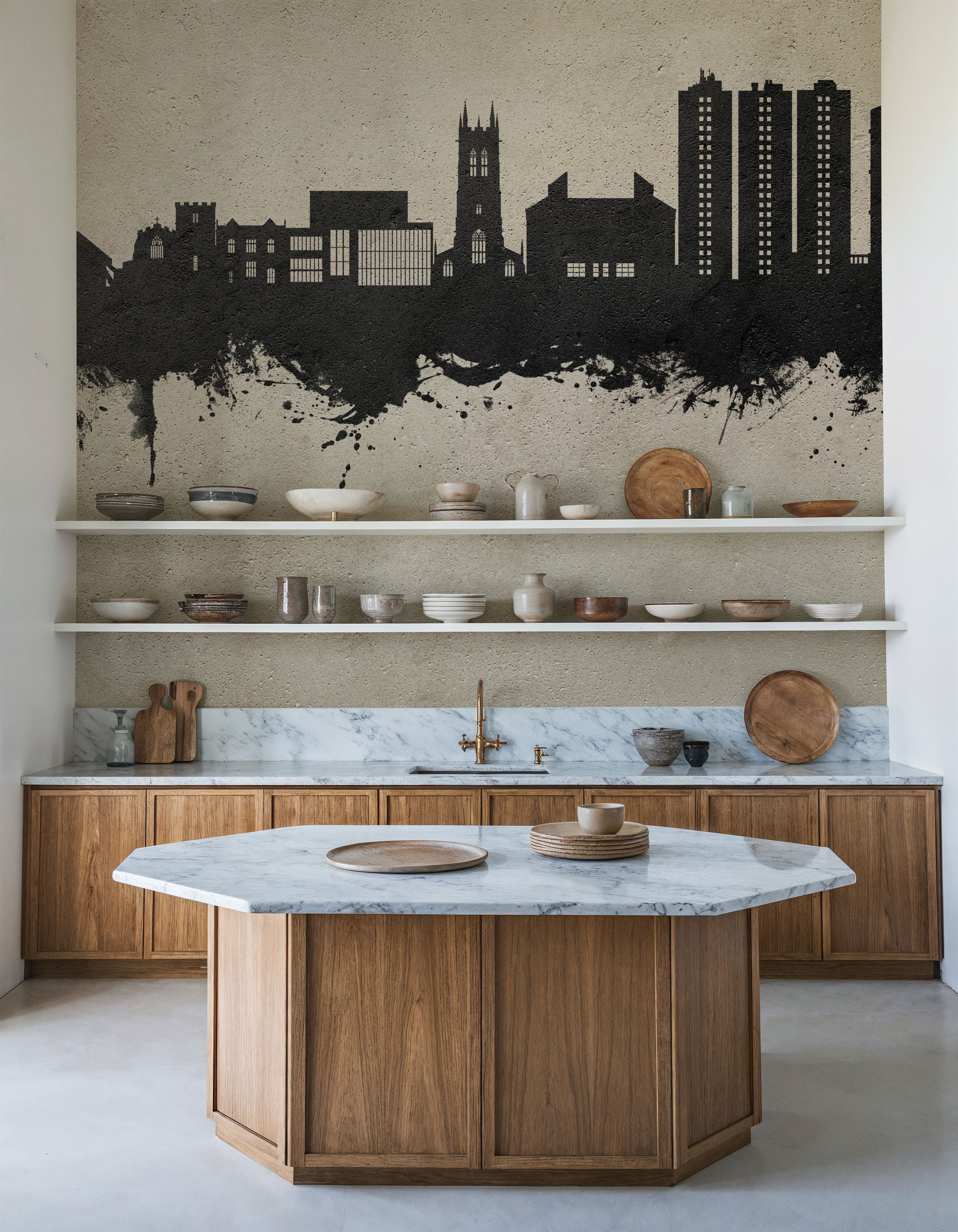 Scunthorpe England Skyline Concrete