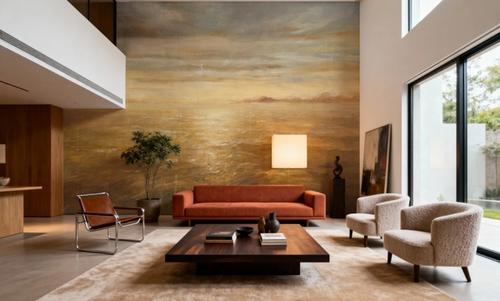 Serene Sea I Gold