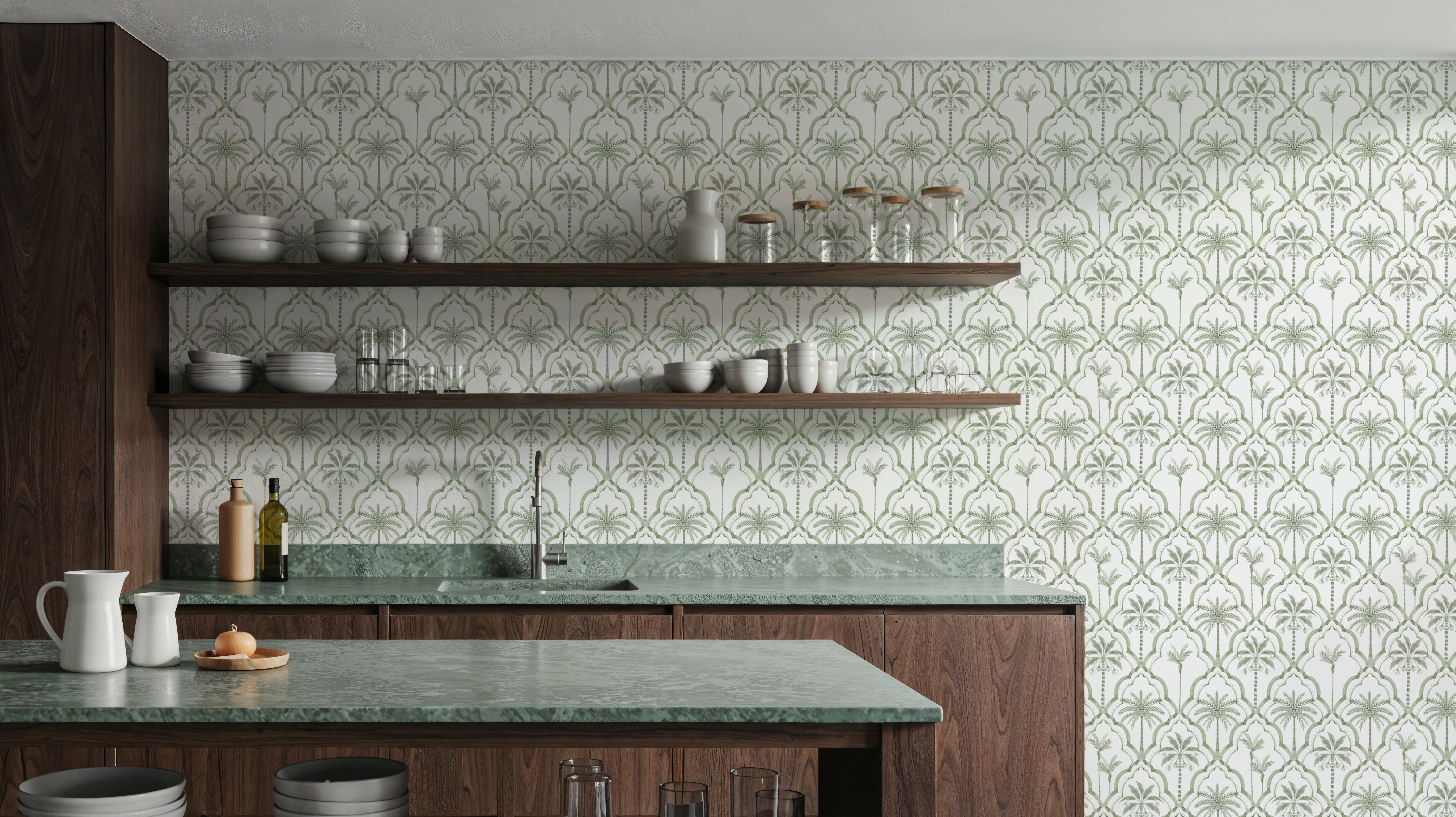 The Palm Lattice, Sage Green