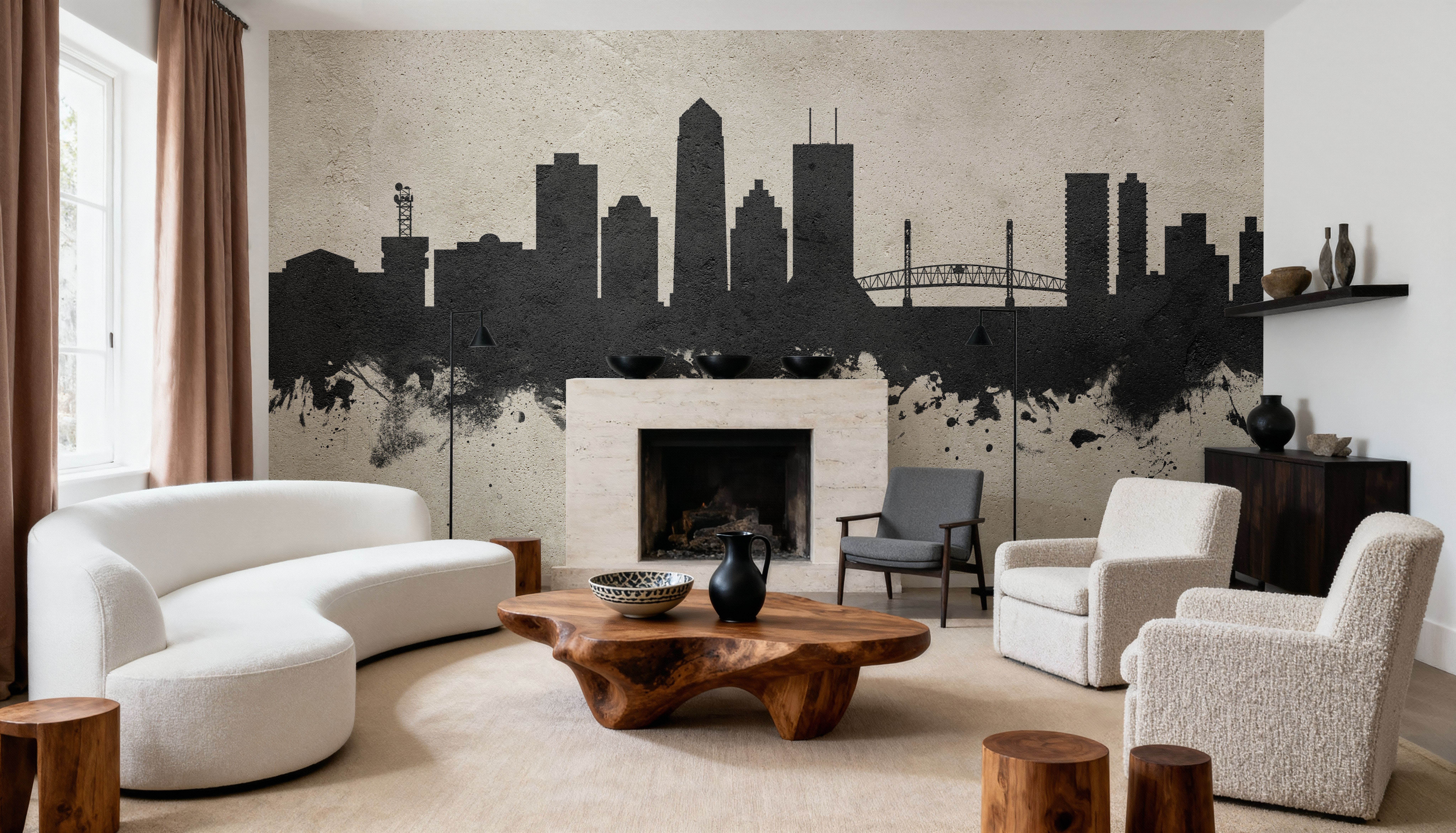 Jacksonville Florida Skyline Concrete