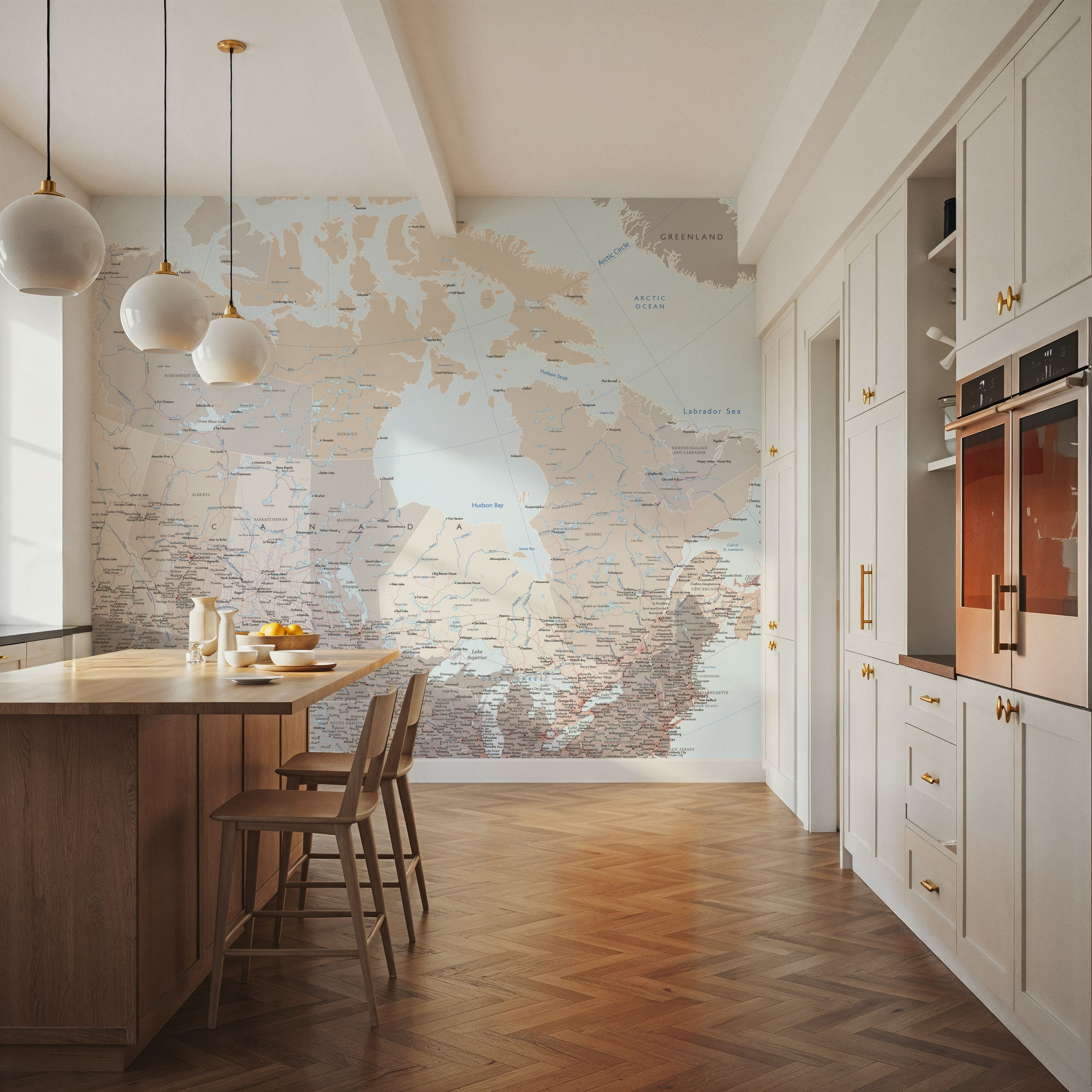 Canada Map Detailed - Lincoln