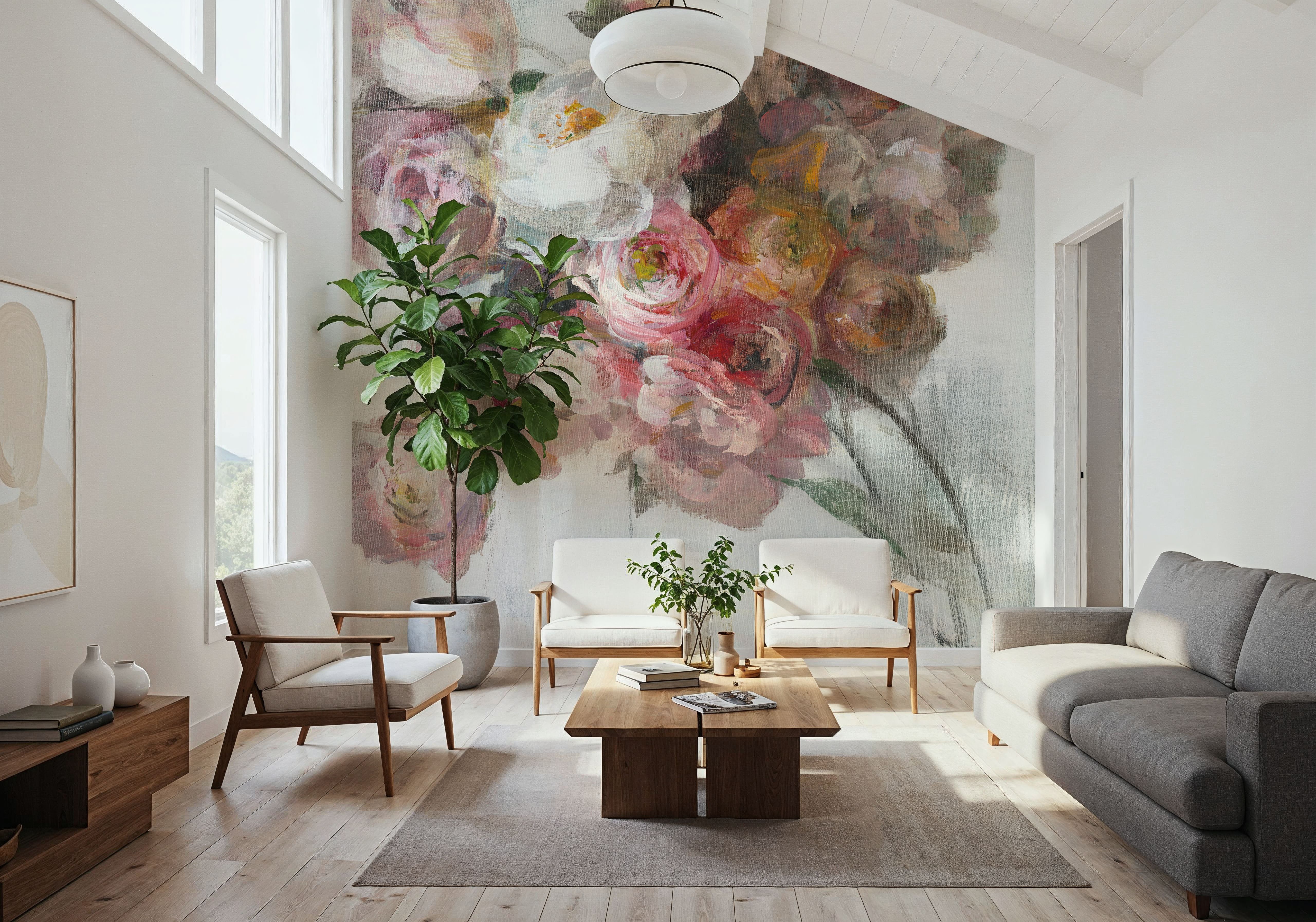 Blush Bouquet on White