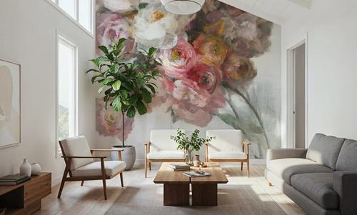 Blush Bouquet on White