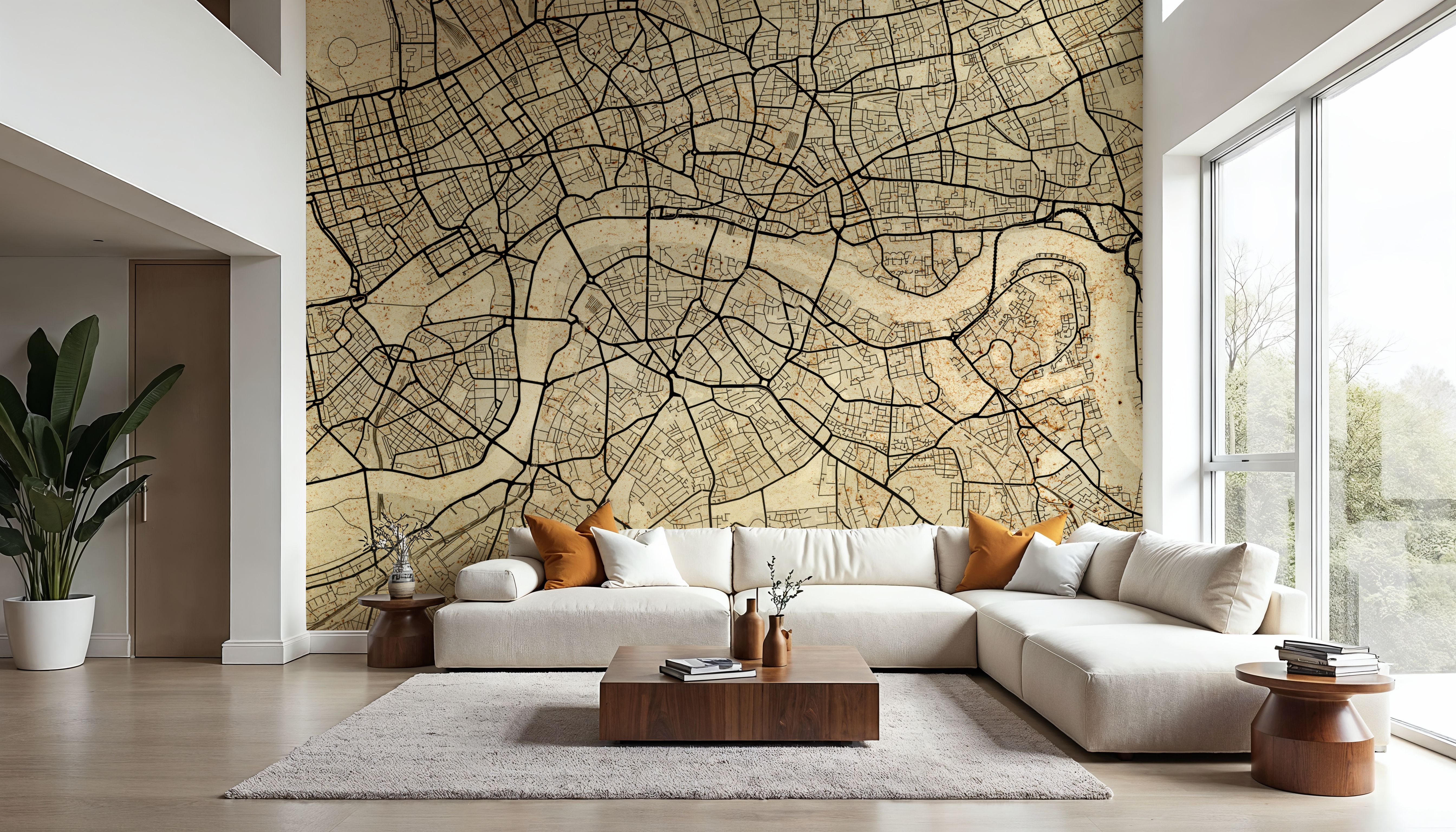 Central London Vintage, Behang