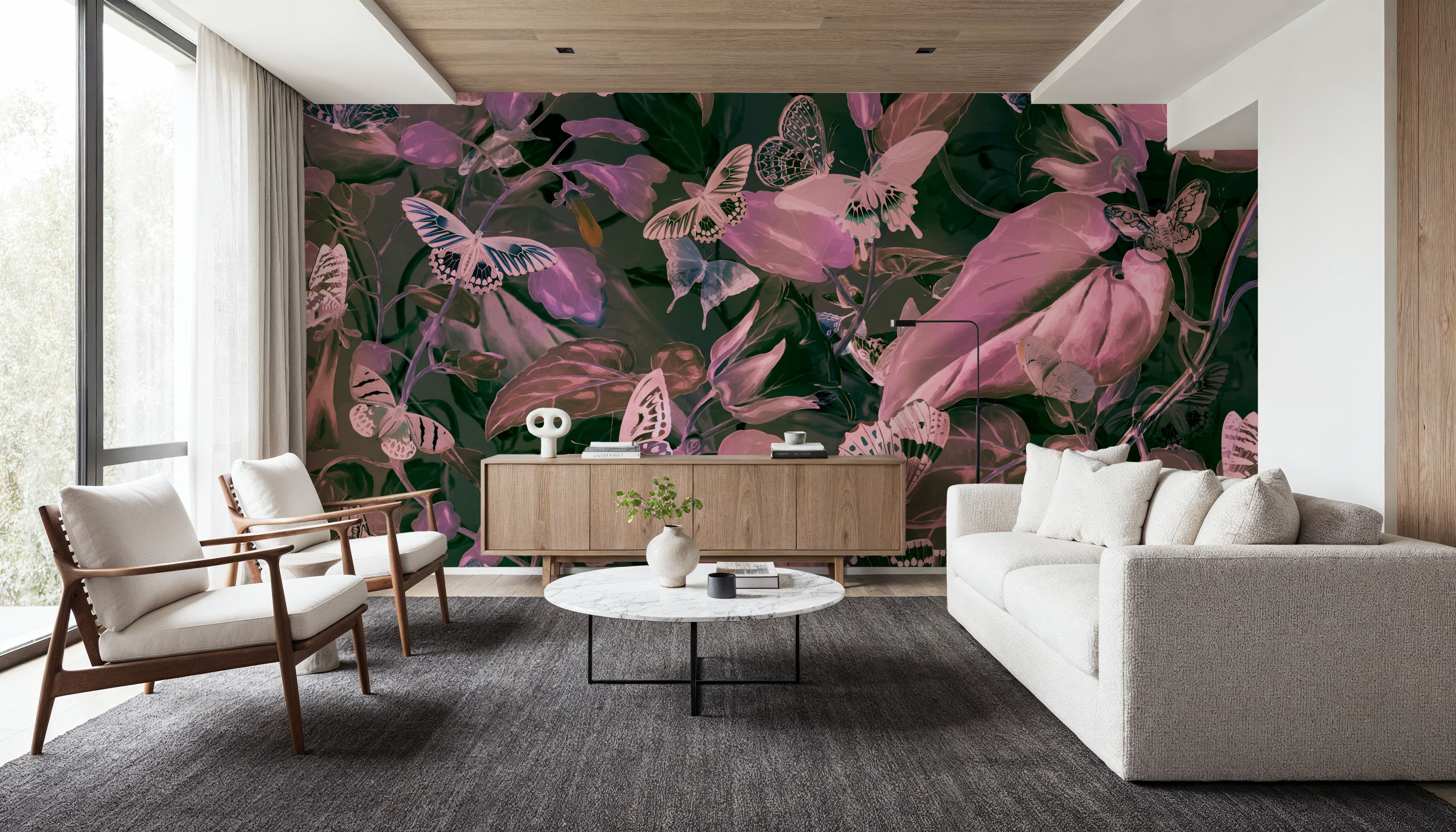 Butterfly Paradise Bright Pink