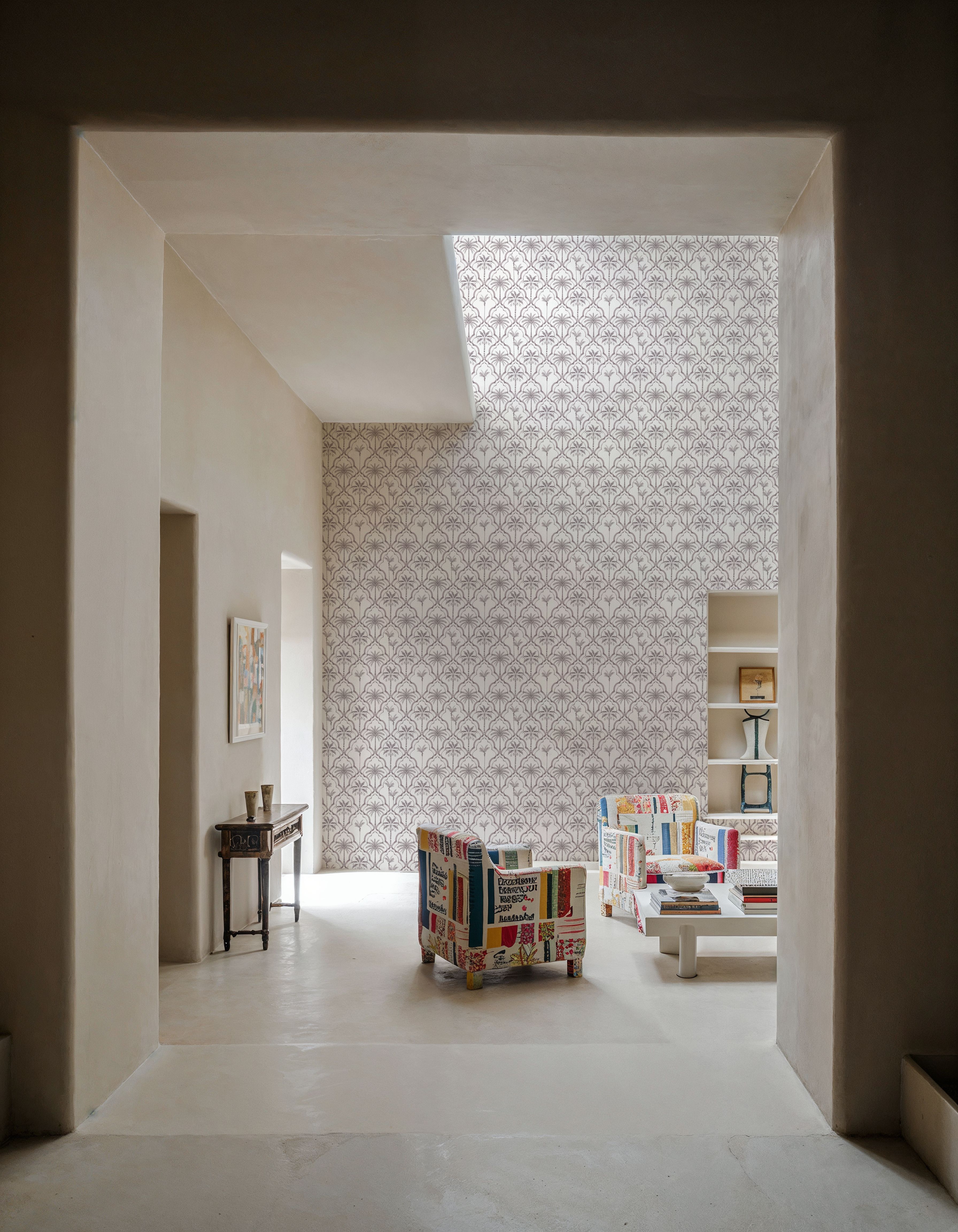 The Palm Lattice, Lavender Gray