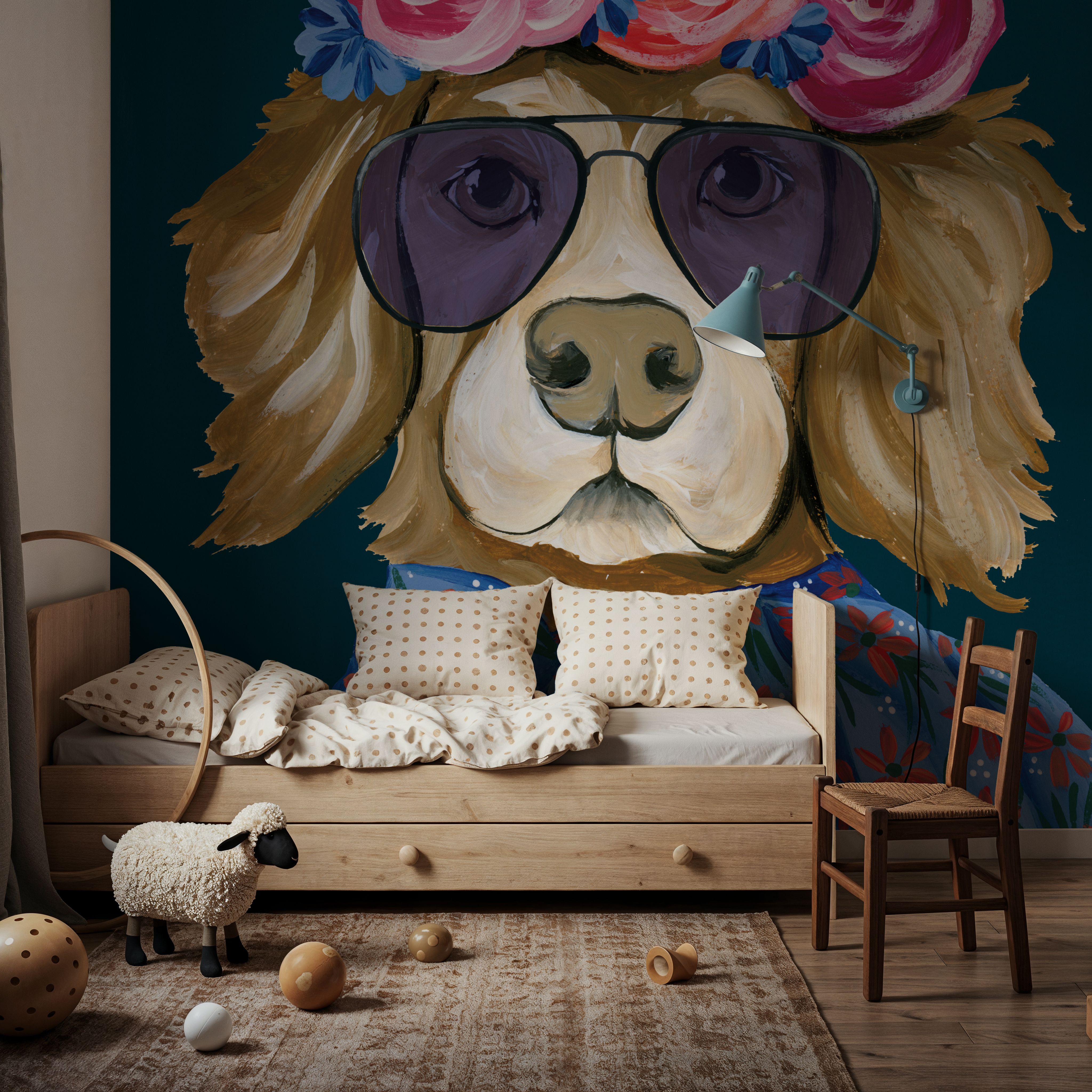 Glitzy Golden Retriever