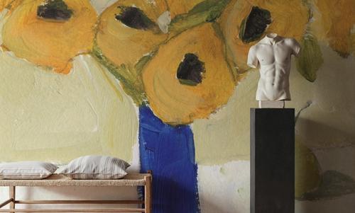 Yellow in Blue