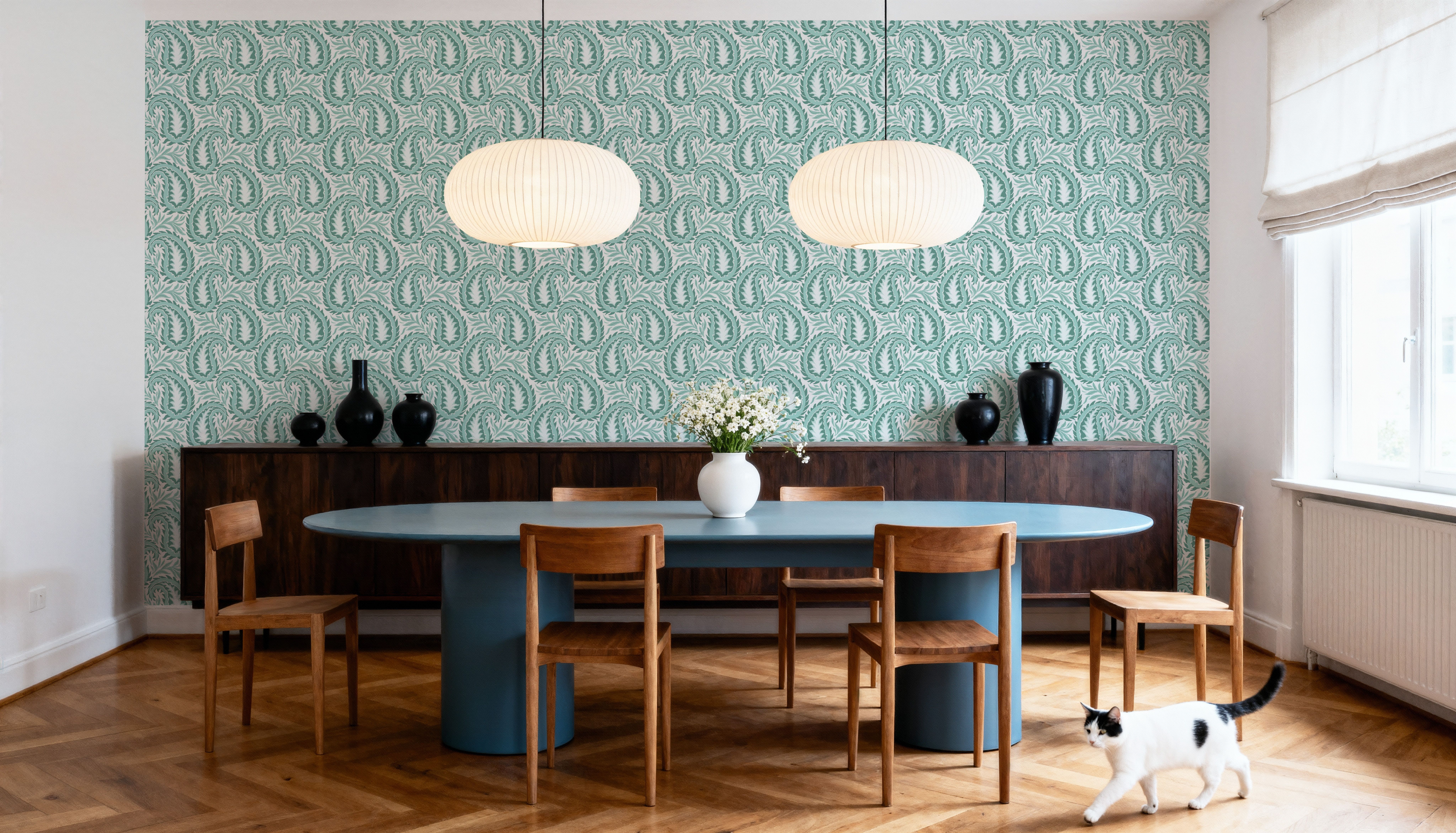 Botanical Paisley, Mint
