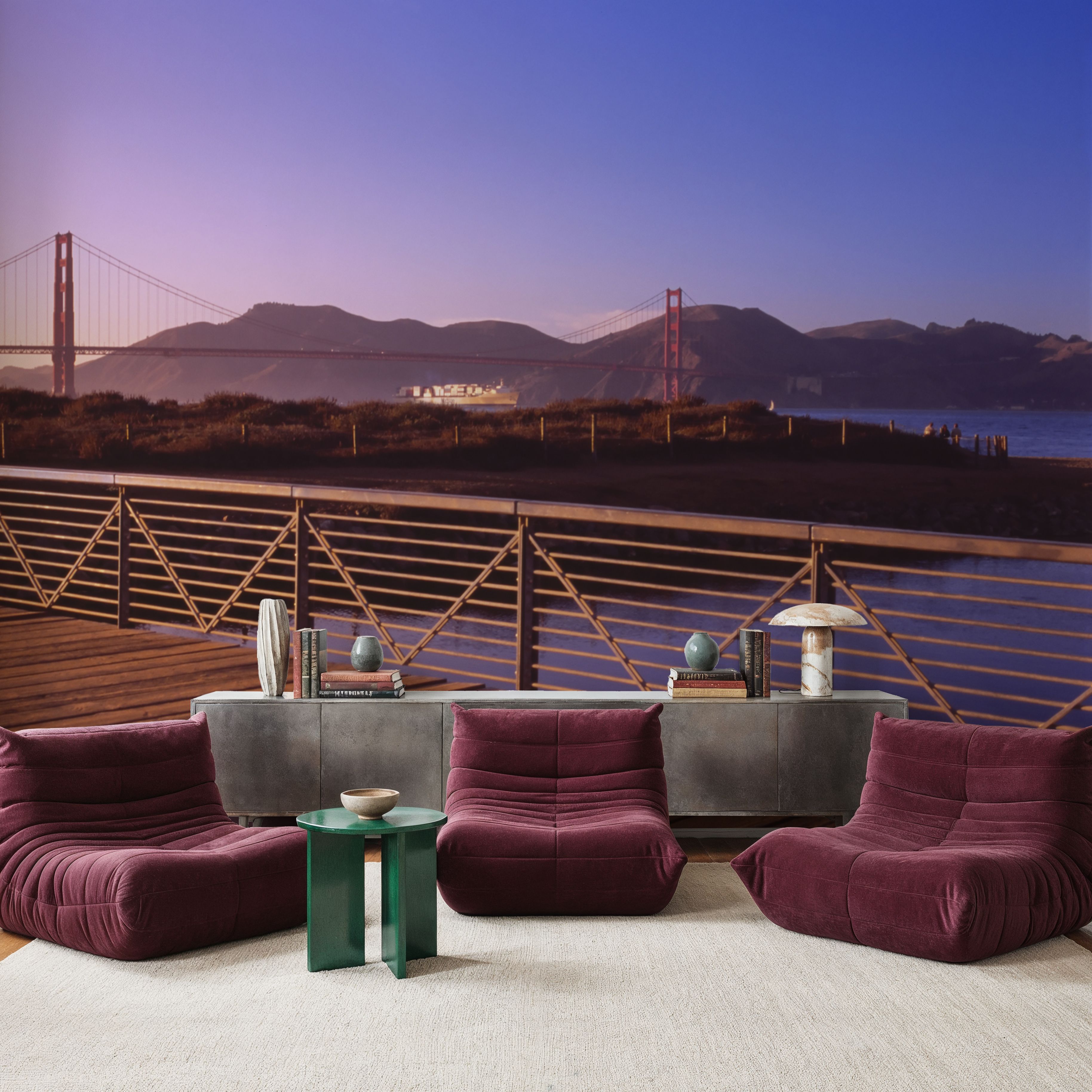 Bridge Pathway Sunset