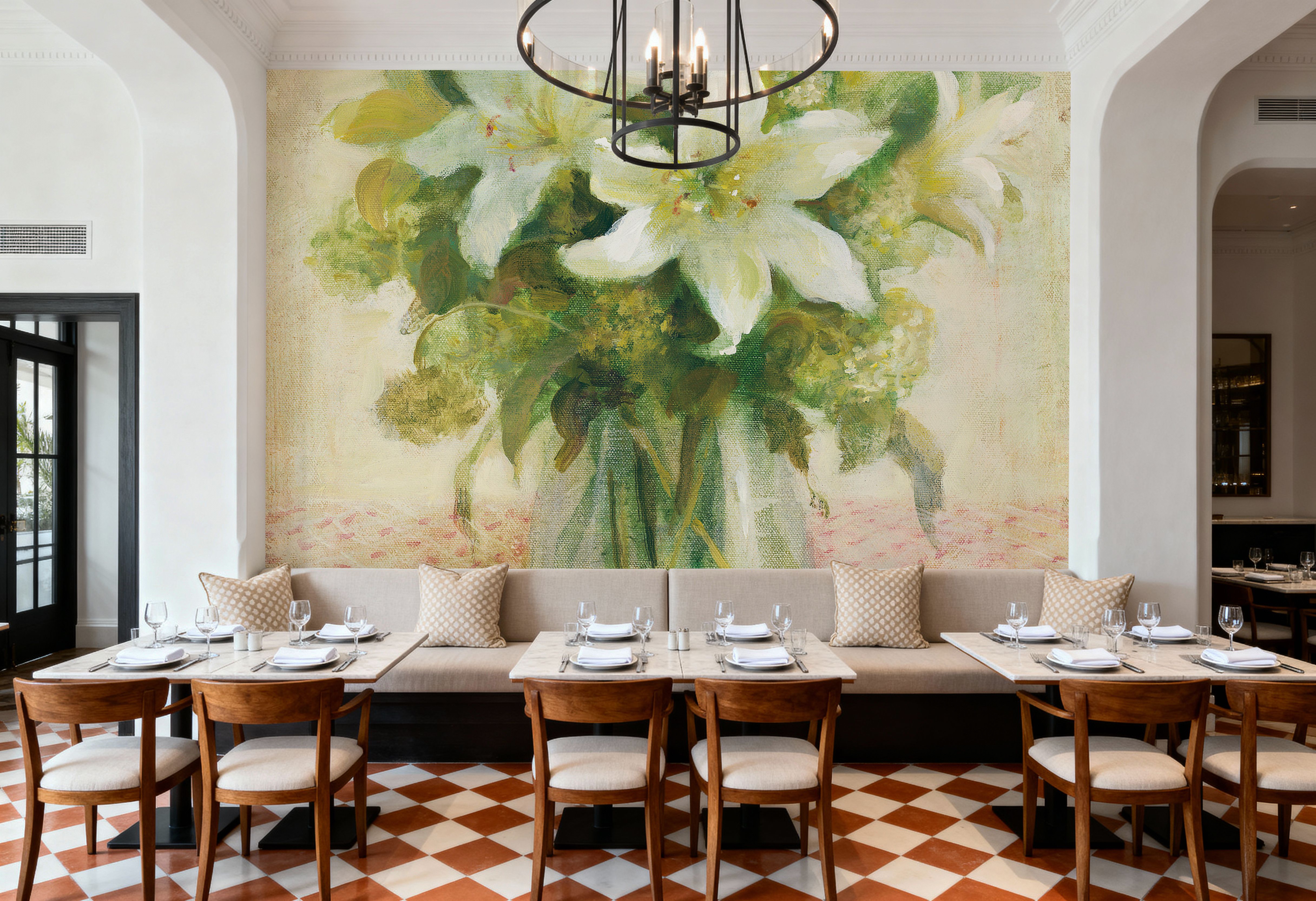 Cottage Lilies in White