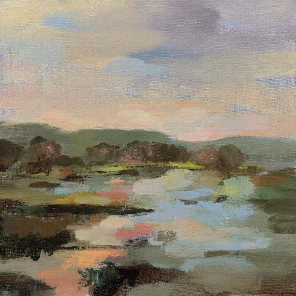 Landscape at Spring Dawn