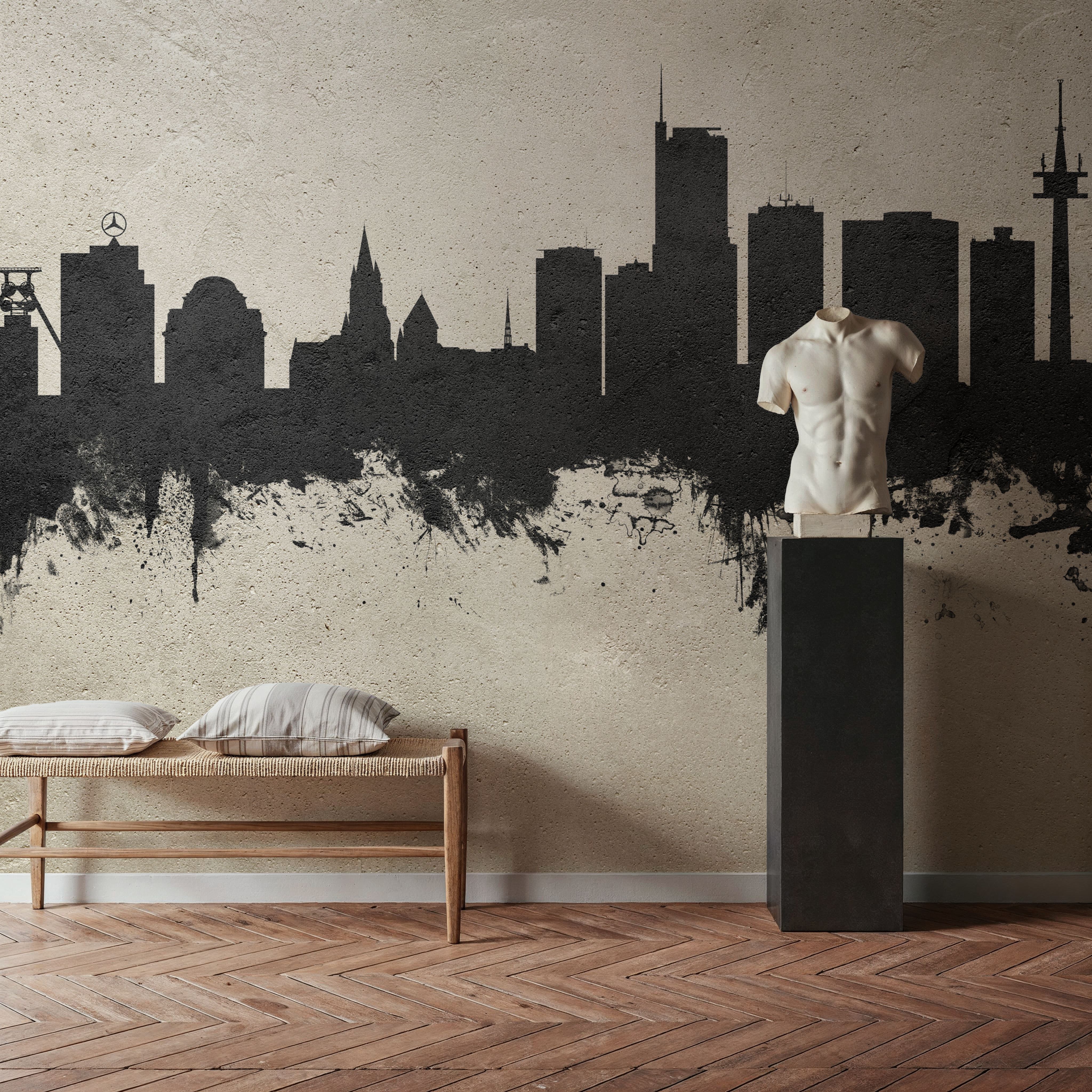 Essen Germany Skyline Concrete