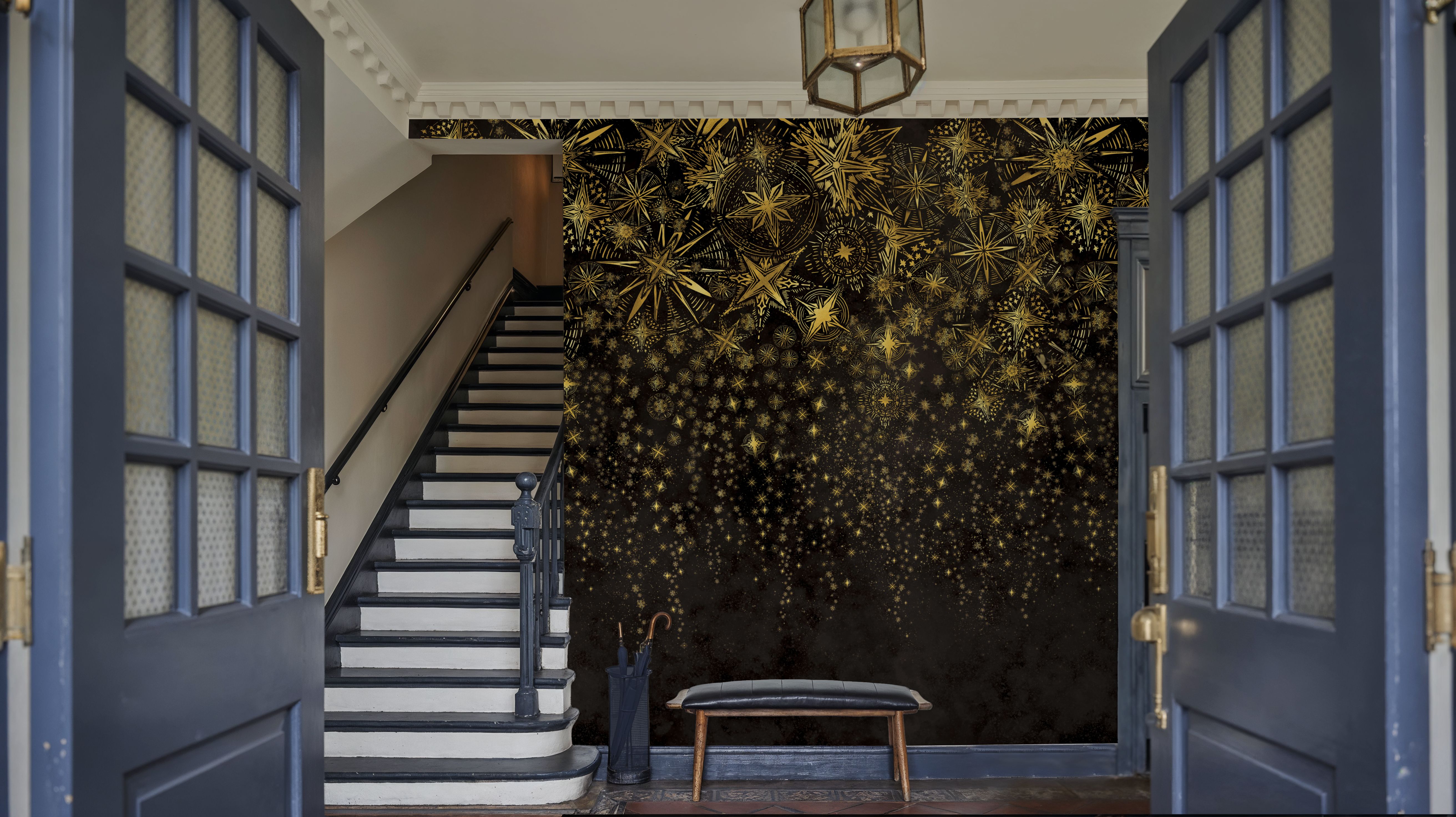 Celestial Dreams Bright Black