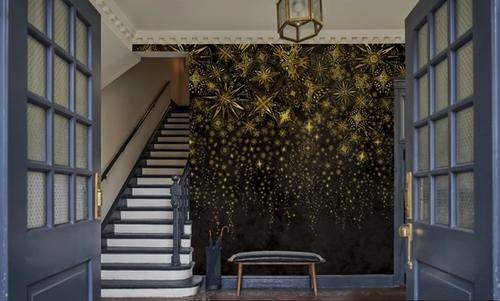 Celestial Dreams Bright Black