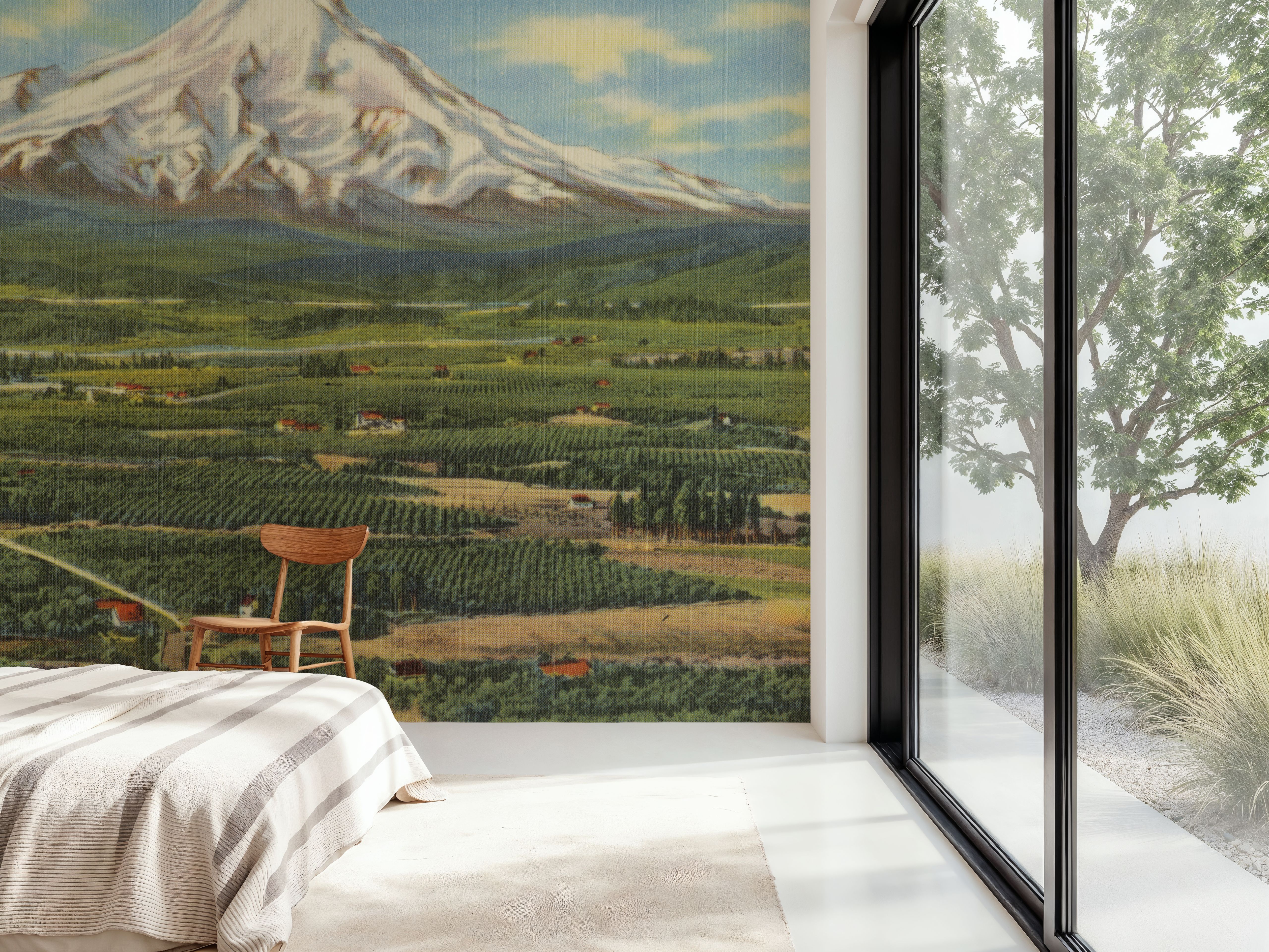 Mt. Hood - Screenprint Postcard