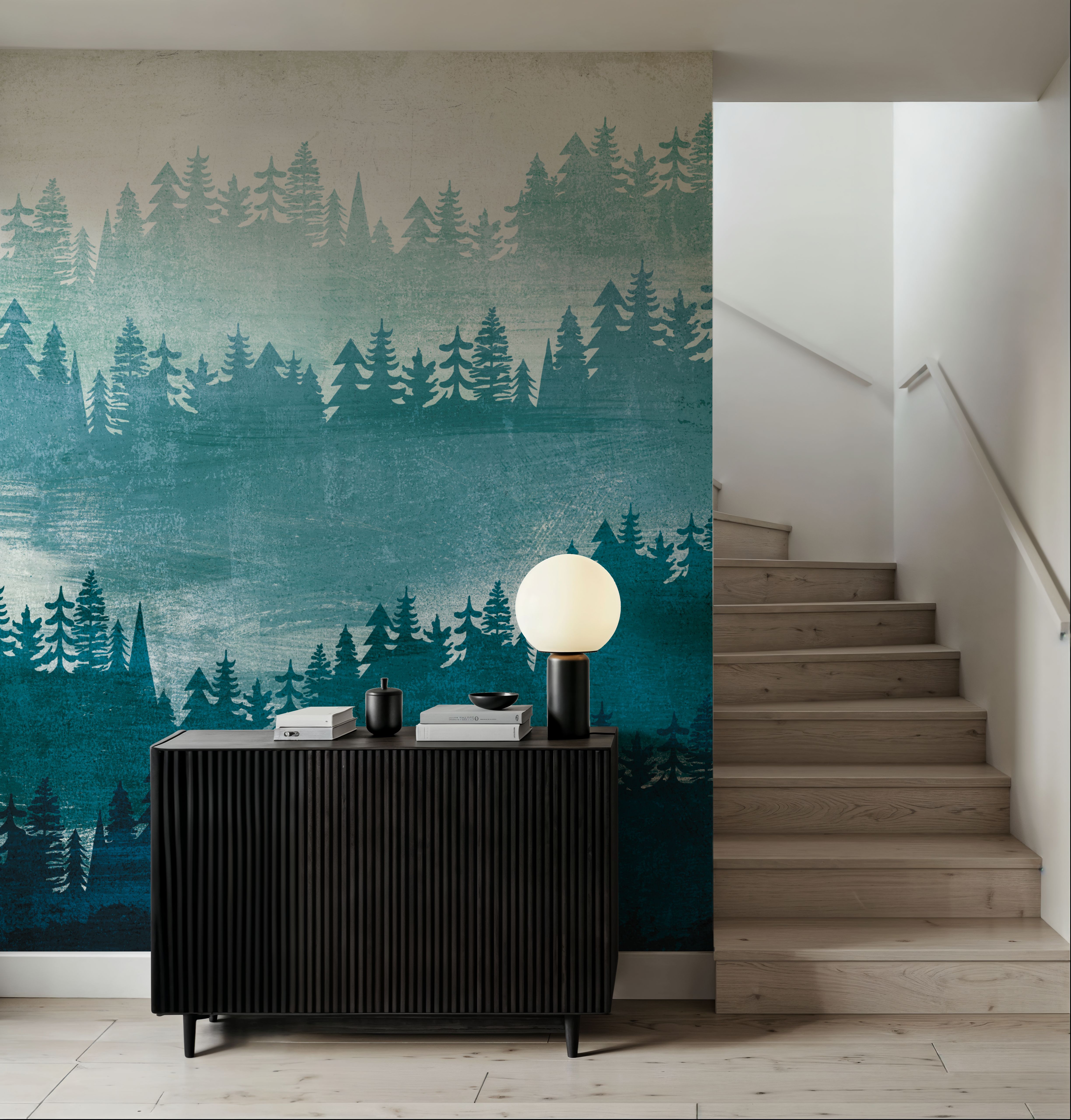 Mountainscape Blue