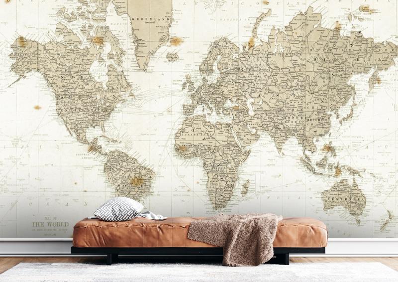 The World is Your Oyster wallpaper mural 100% PVC-free and non-toxic