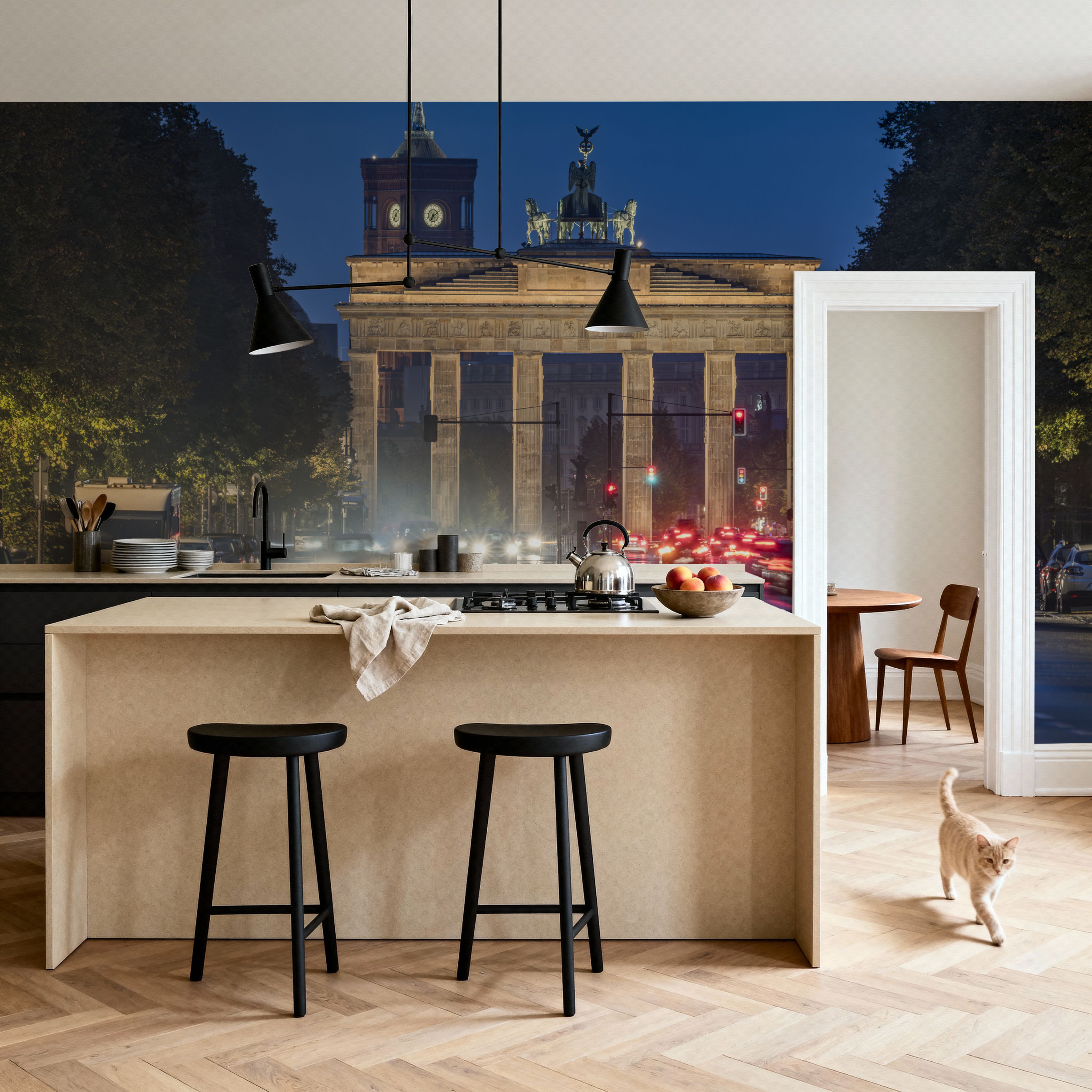 Brandenburger Tor und Rotes Rathaus