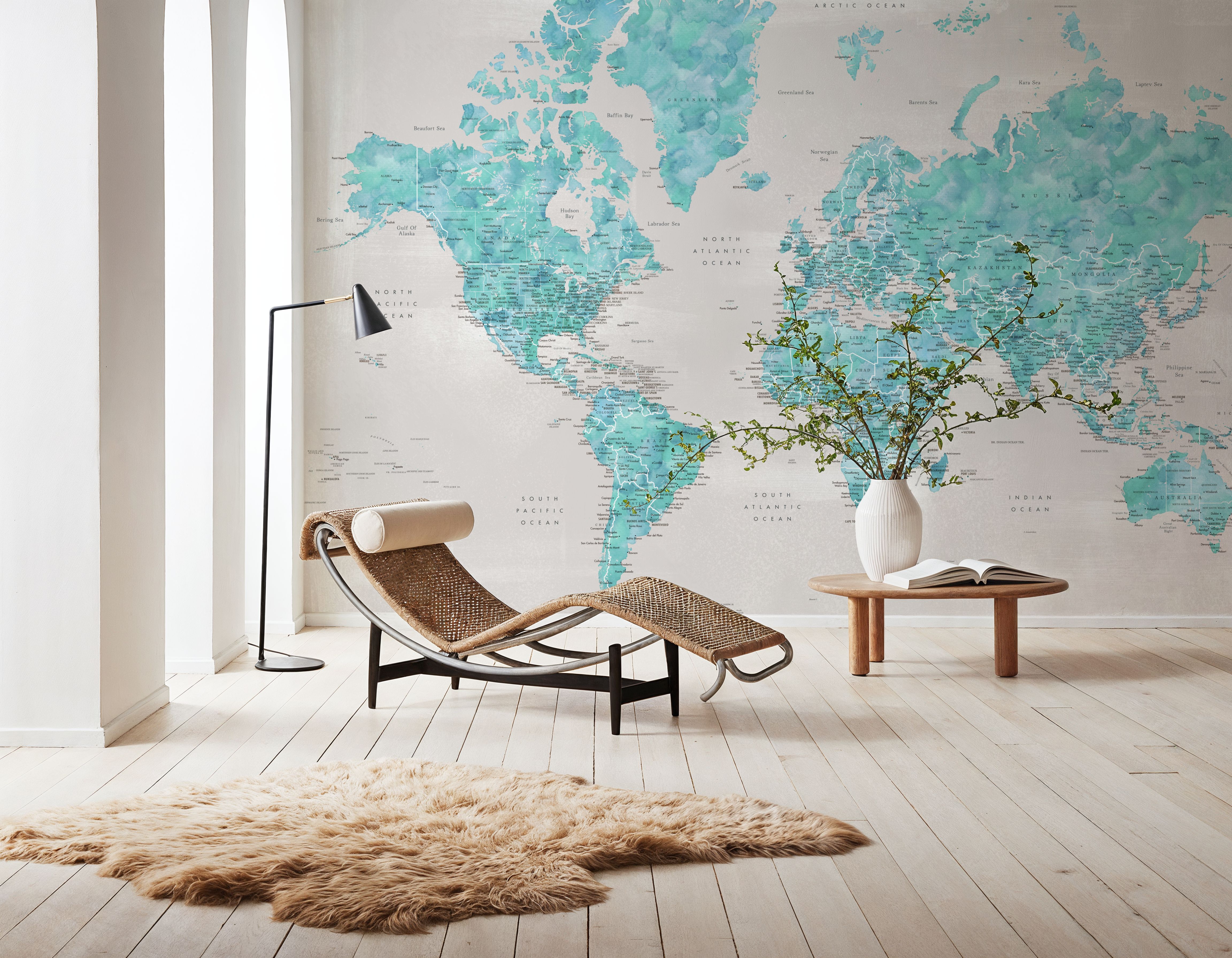 World Map Cities - Harriet