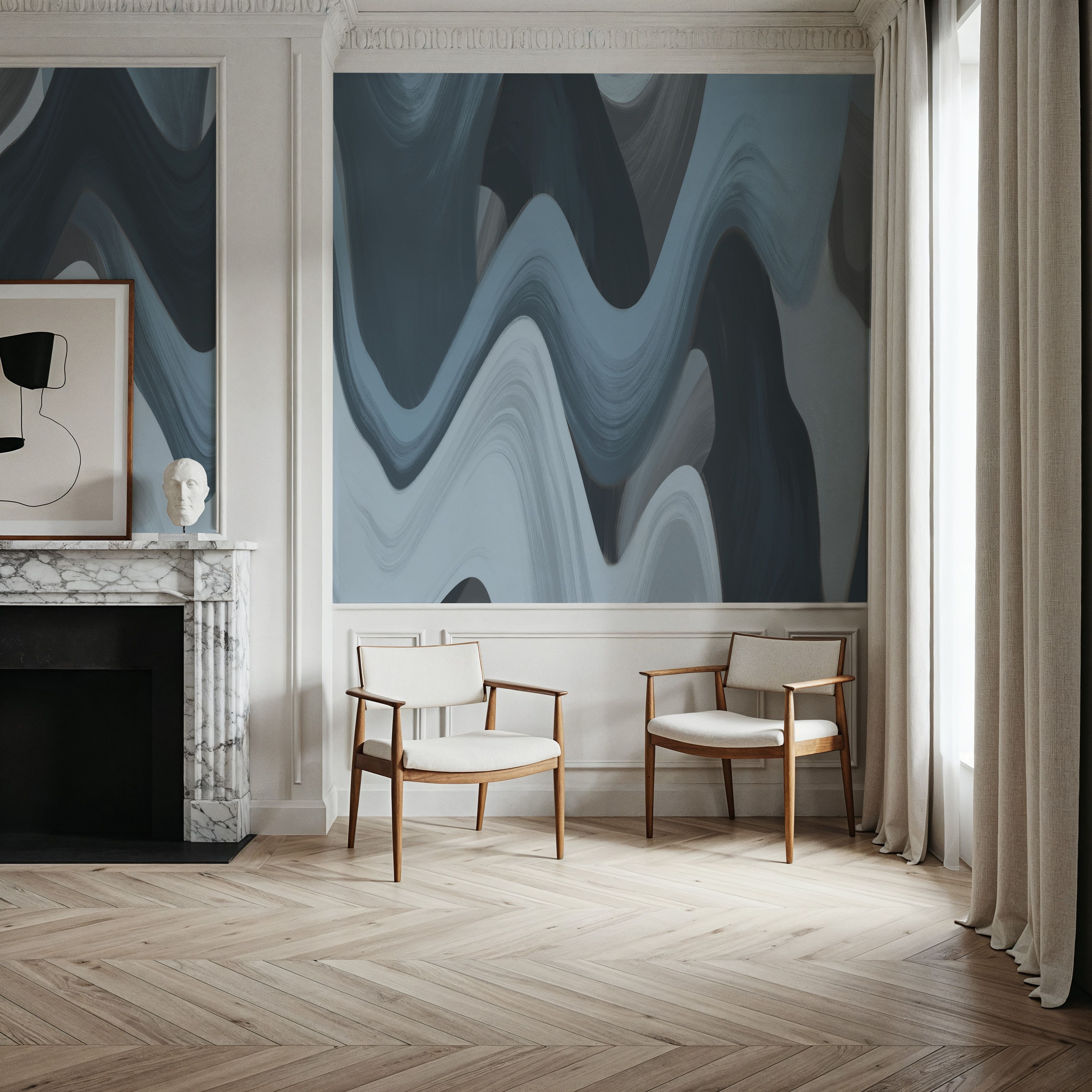 Abstract Paints, Denim