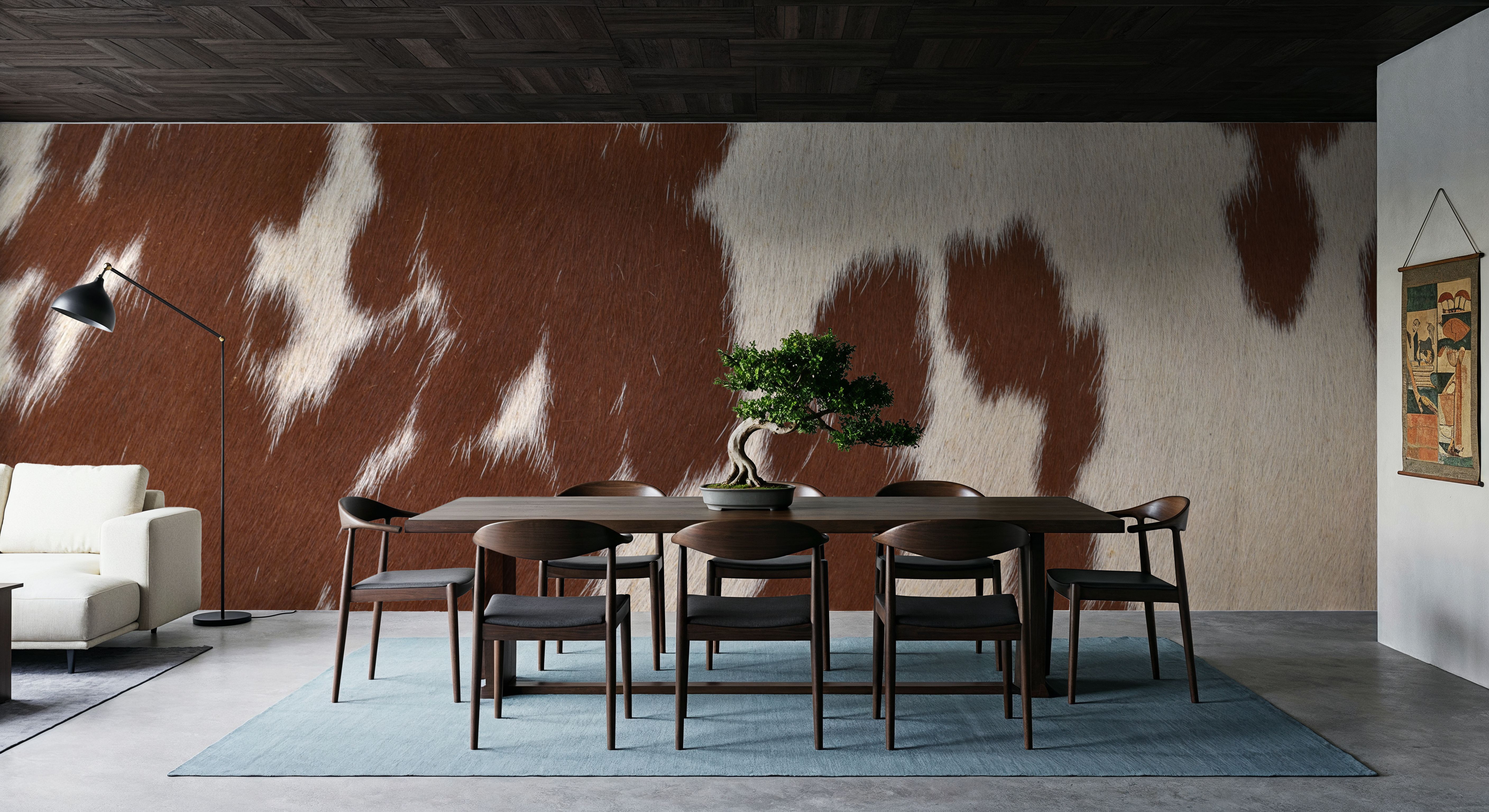 Brown Spotted Cow Hide, Wallpaper