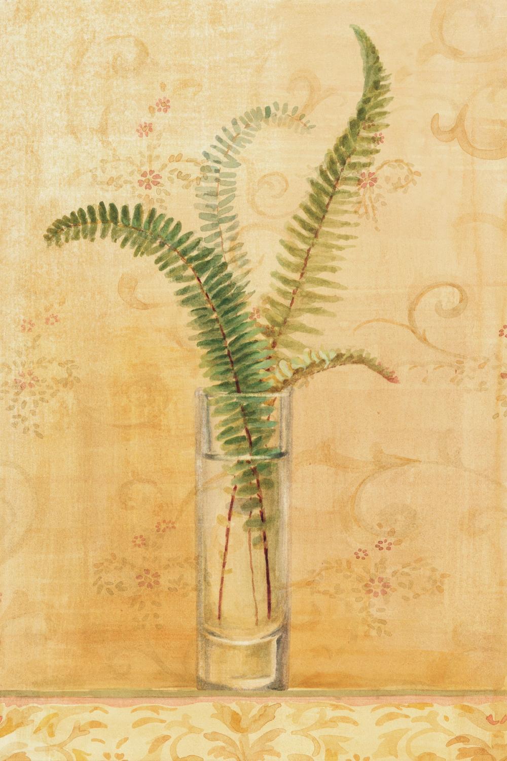 Ferns in Glass Vase II