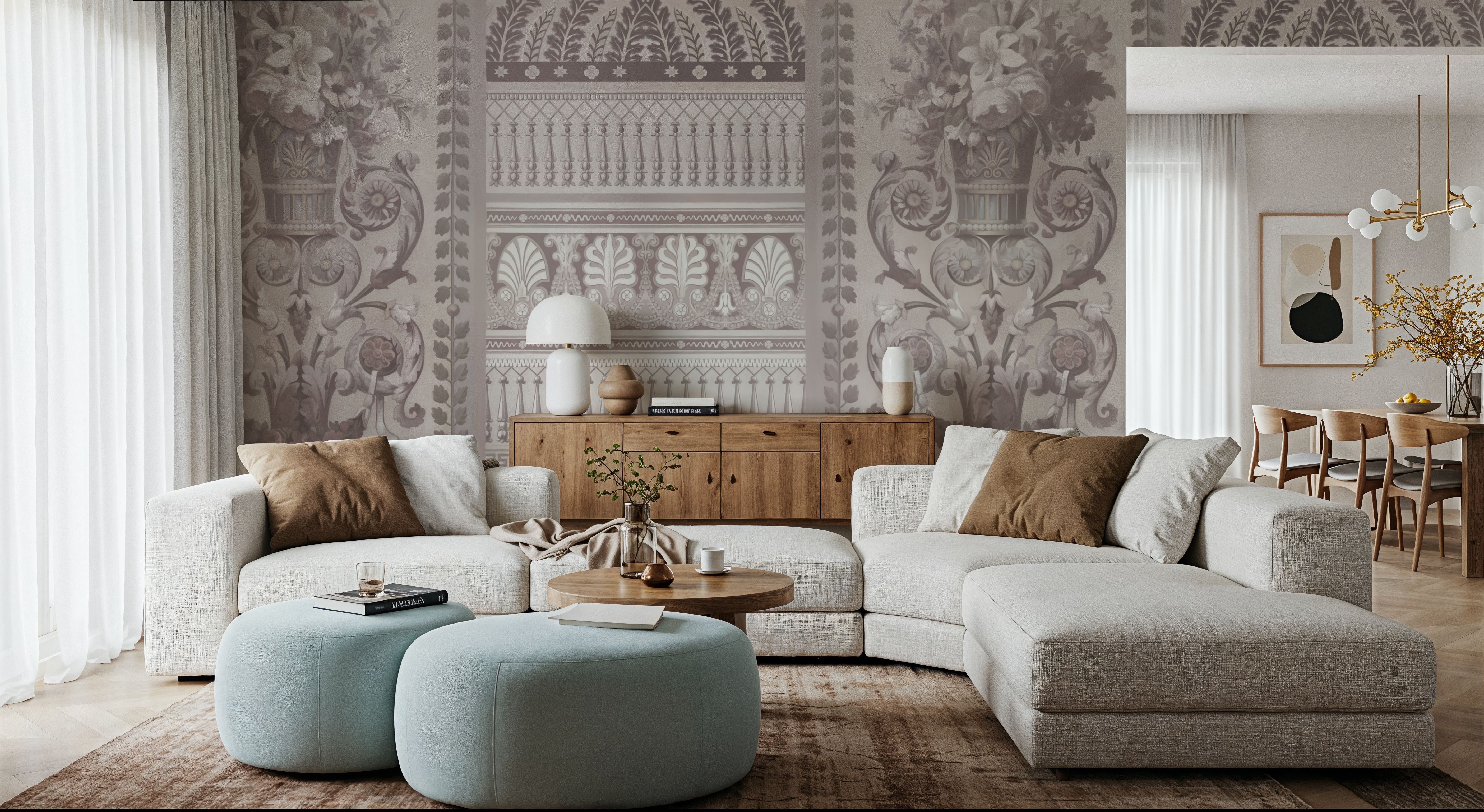 Flower Mountain, Beige