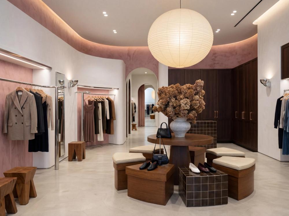 an interior photo of a high end retail store