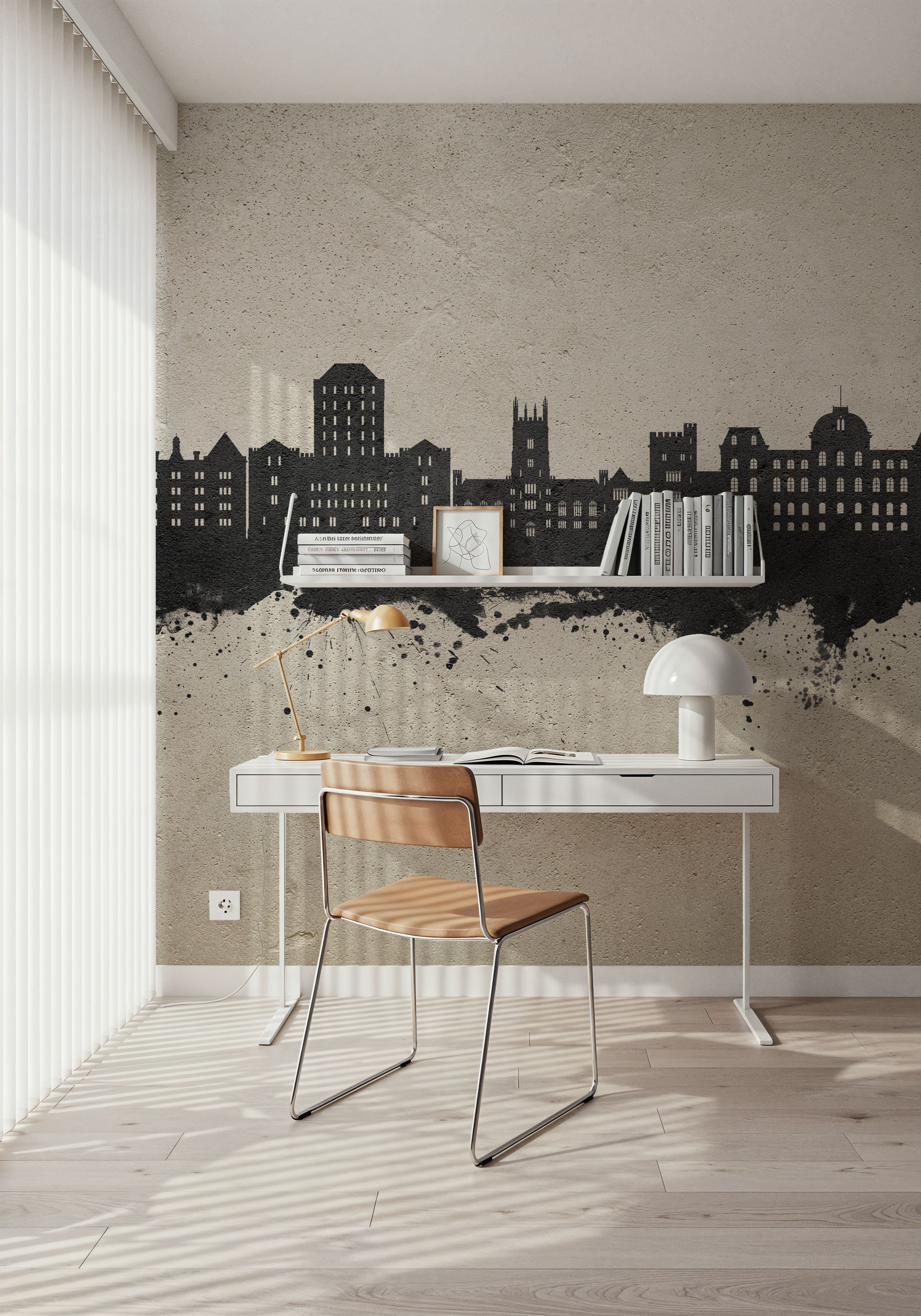 Poughkeepsie New York Skyline Concrete