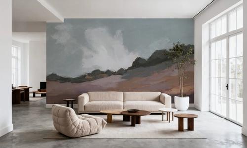 Dusty Rose Hillside