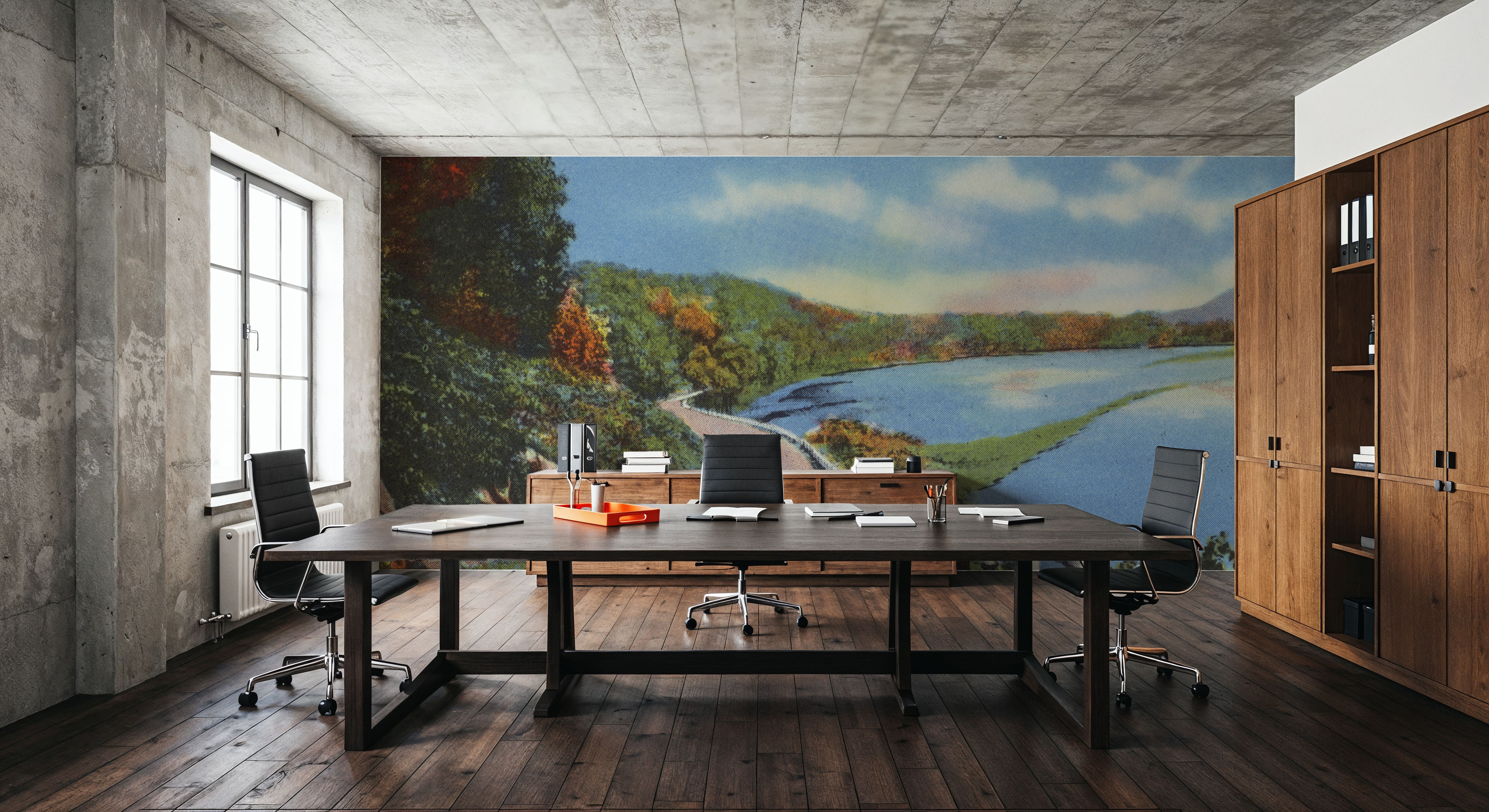 Fall Colors - Screenprint Postcard