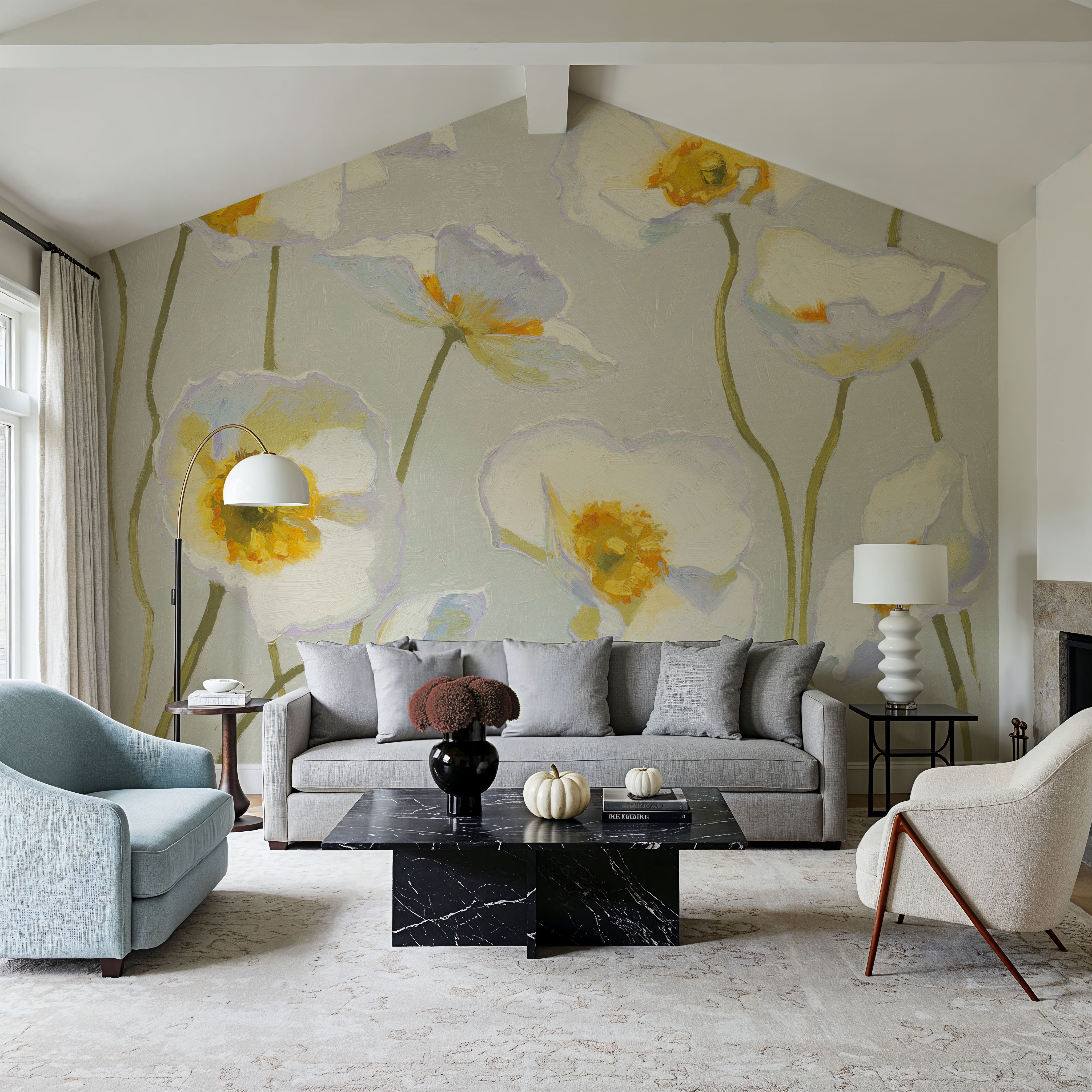 White on White Poppies