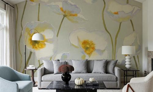White on White Poppies
