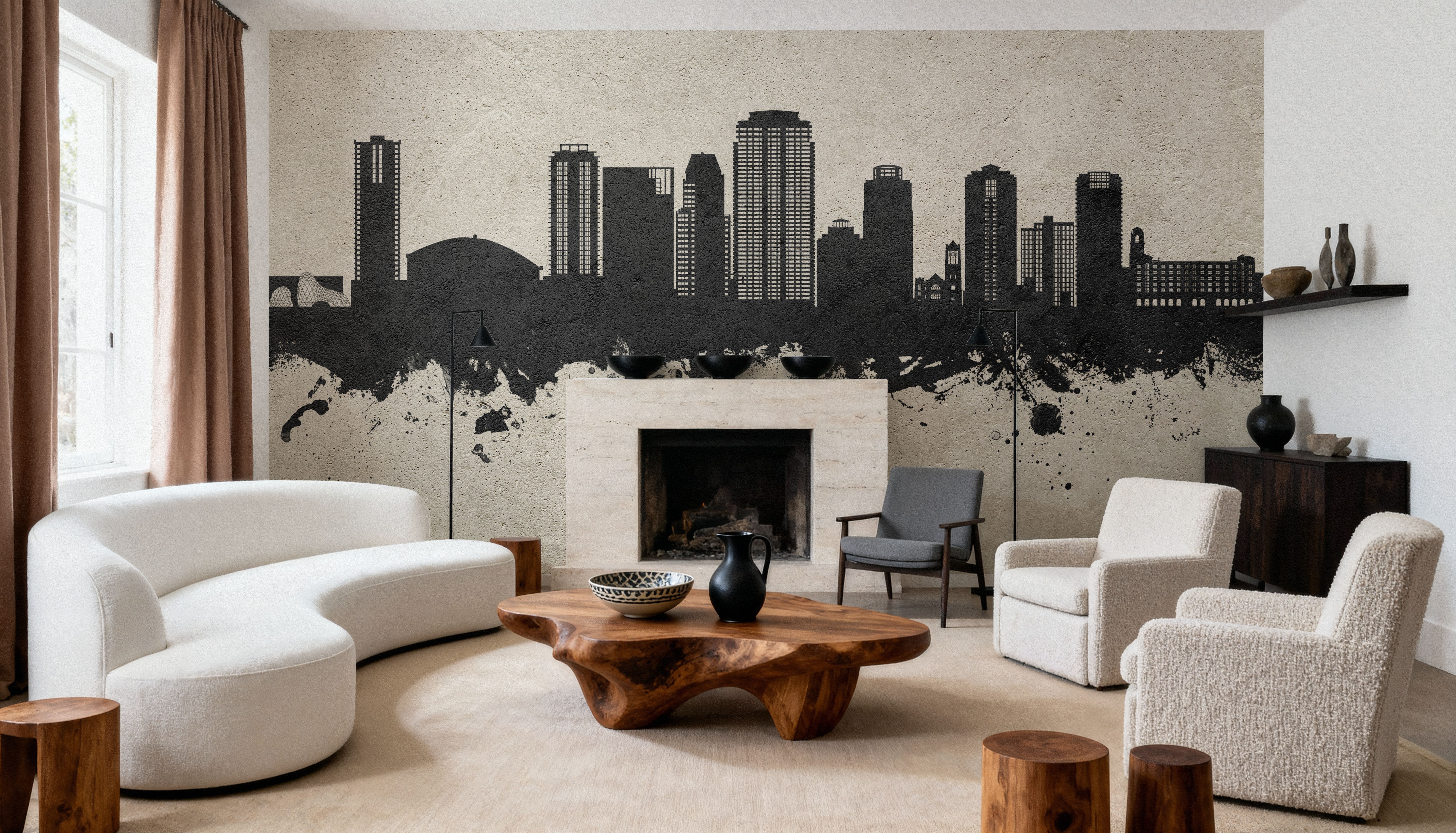 St Petersburg Florida Skyline Concrete