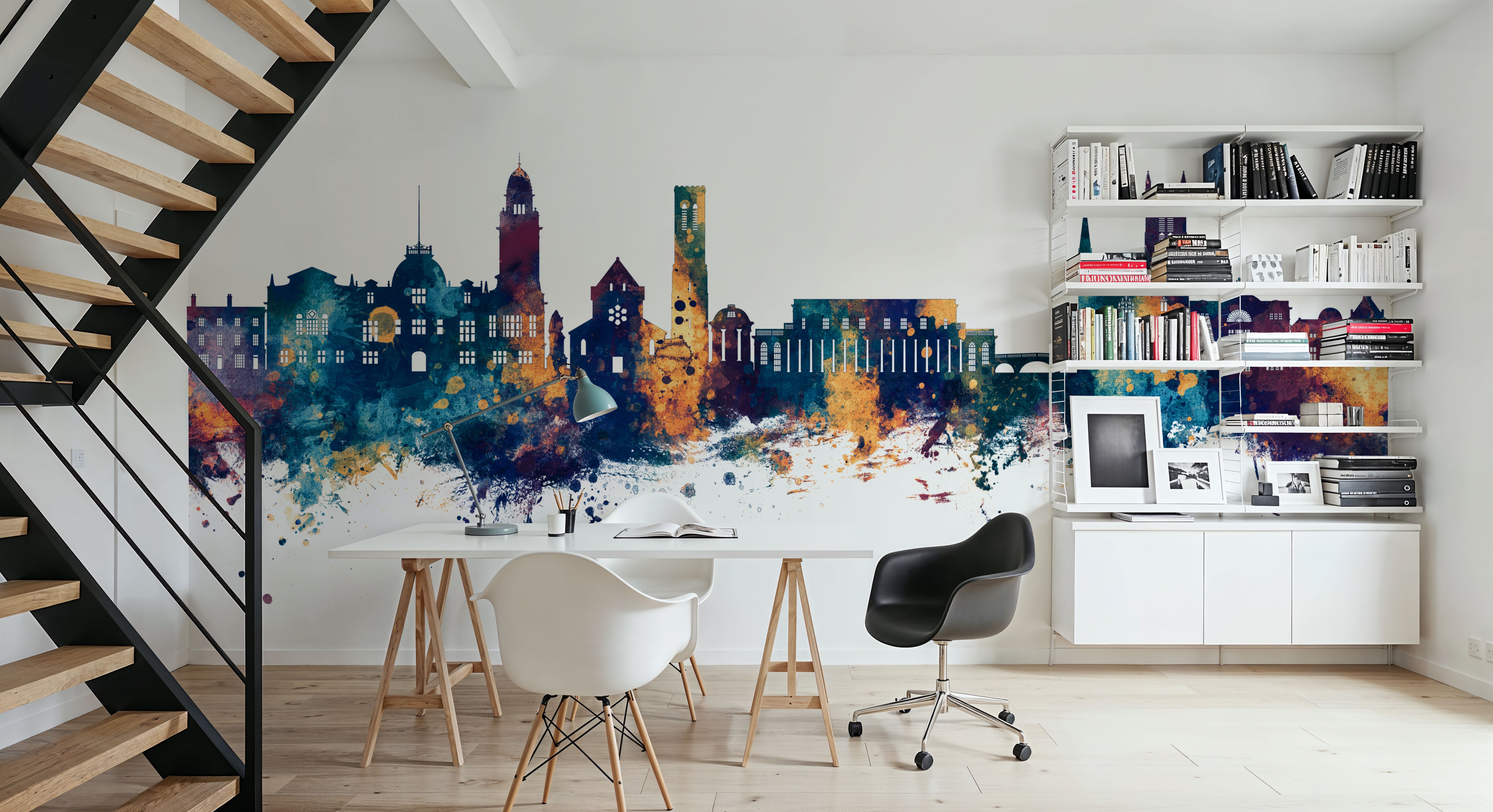 Royal Leamington Spa England Blue & Bronze