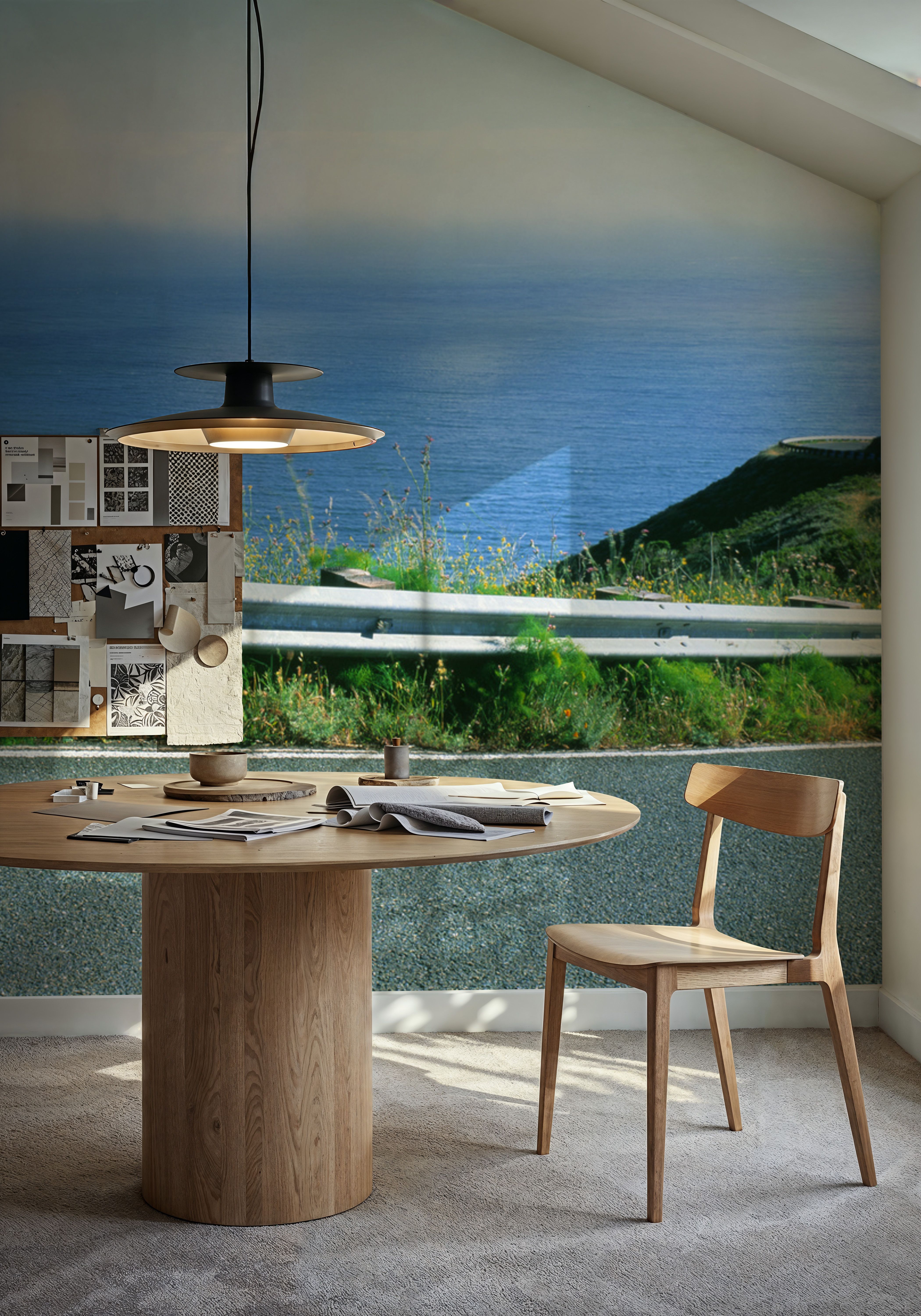 Coastal Highway Journey Blue